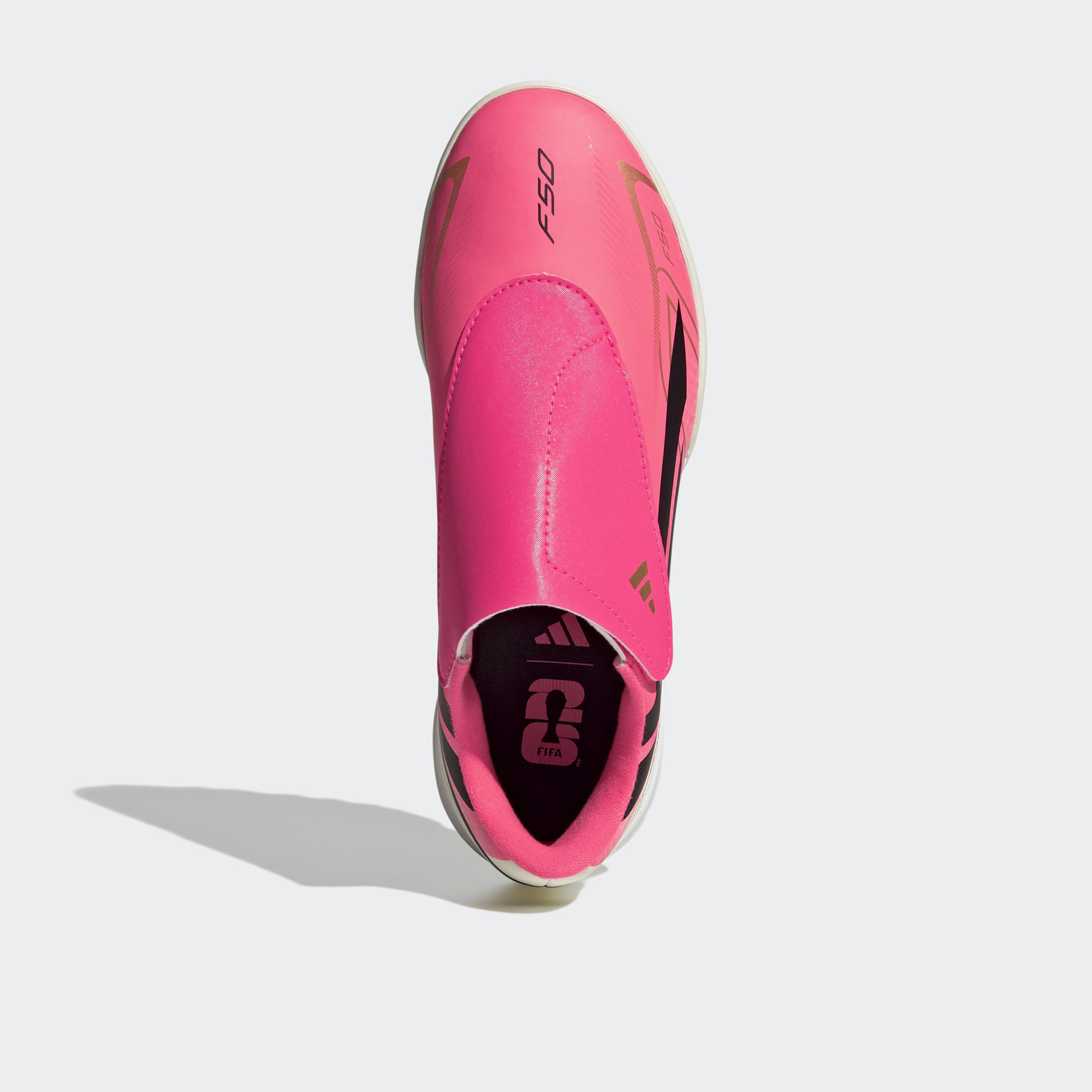 Adidas Boys F50 Hyperfast Club TF Hook & Loop Turf Football Boots-sports-boys-shoes-image-3