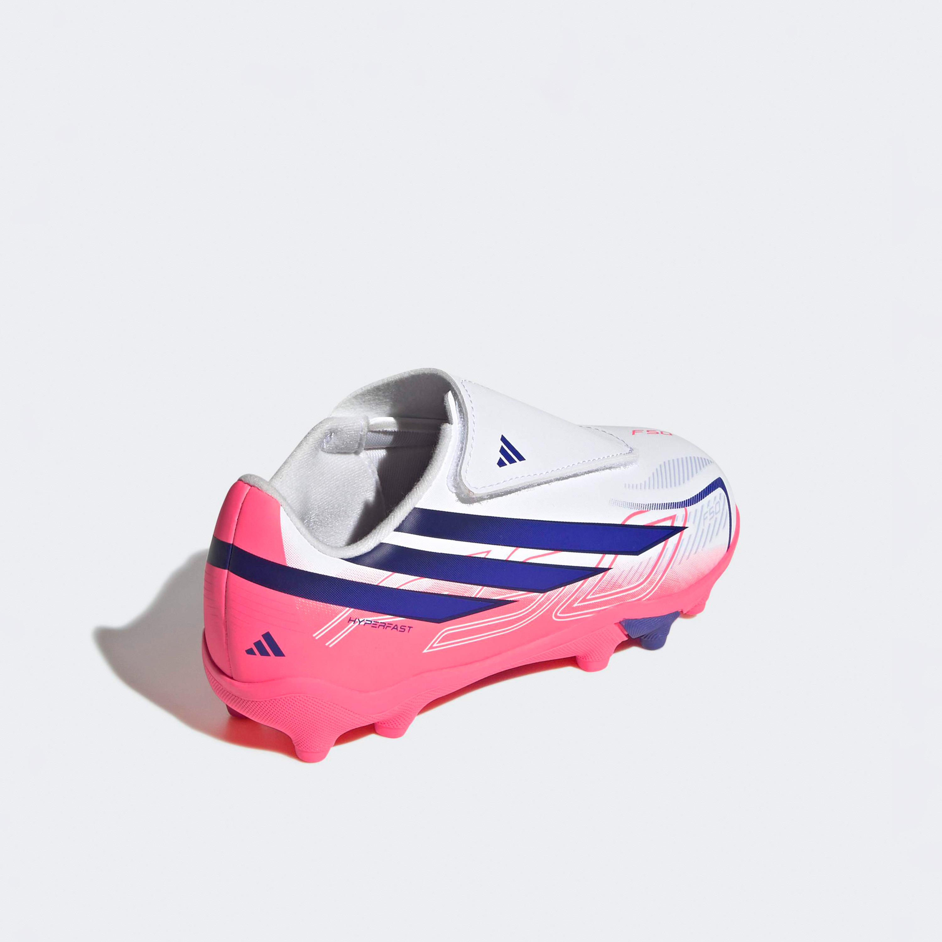 حذاء كرة قدم للأرضيات الصلبة "إف50 هايبرفاست كلوب" للأولاد من أديداس-sports-gear-football-shoes-firmground-image-7