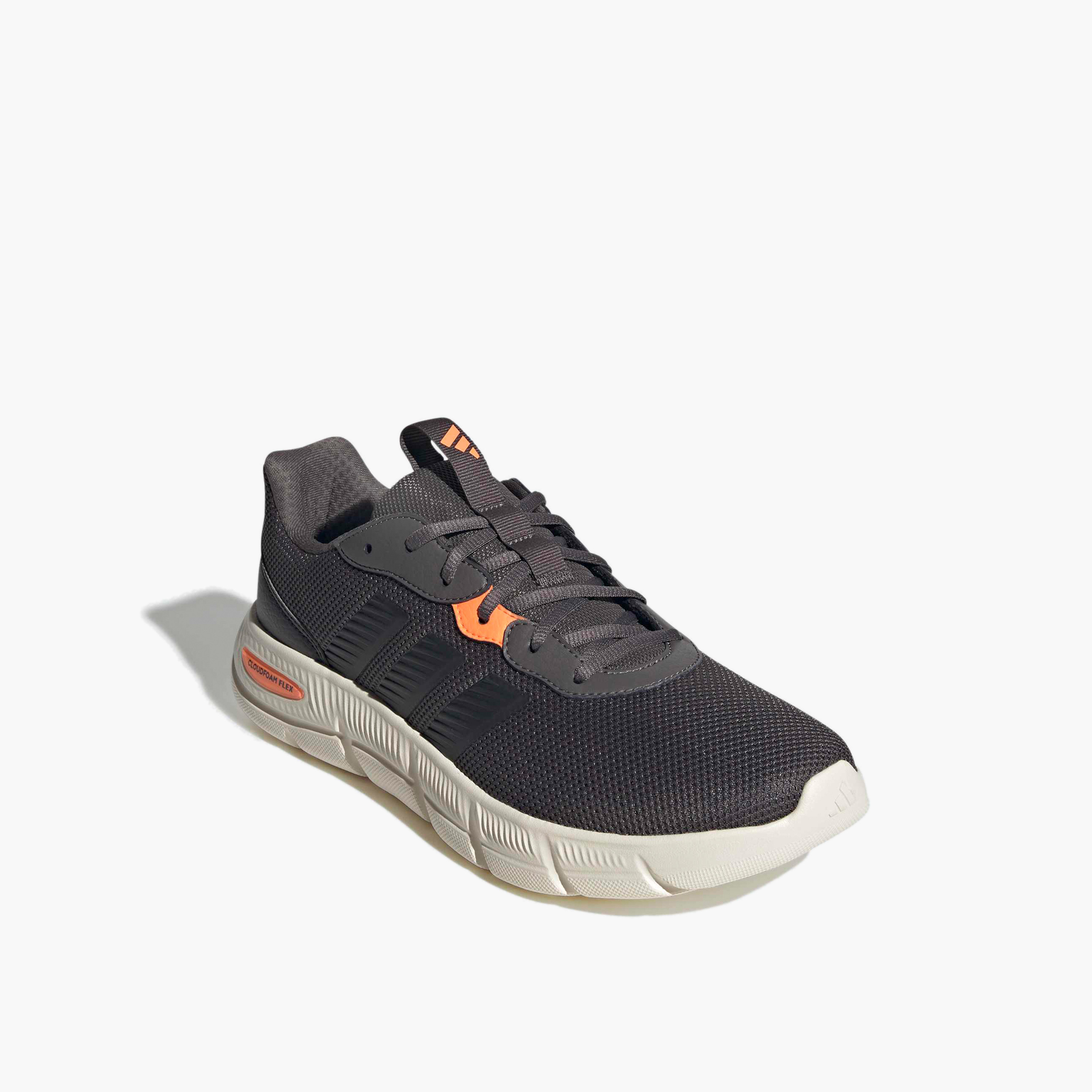 حذاء سنيكرز بطول الكاحل ورباط إغلاق كلاود فوم فليكس للرجال من أديداس-sports-men-shoes-image-1