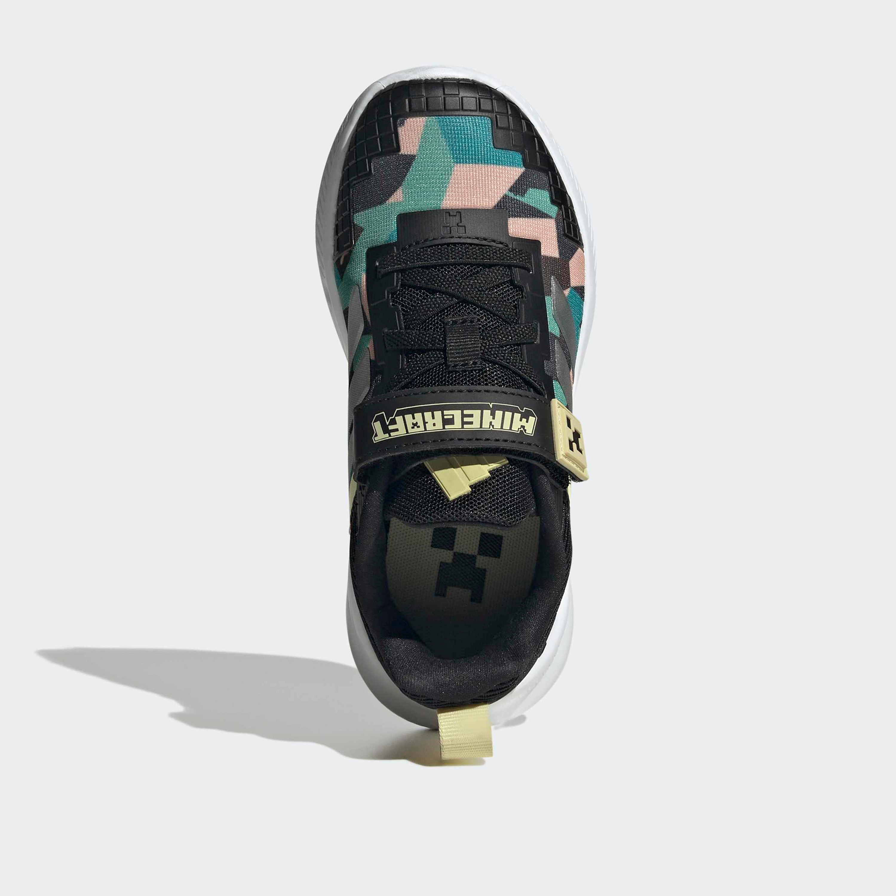 adidas Girls Minecraft Fortarun Colourblock Ankle Sneakers-girls-shoes-sneakers-image-3