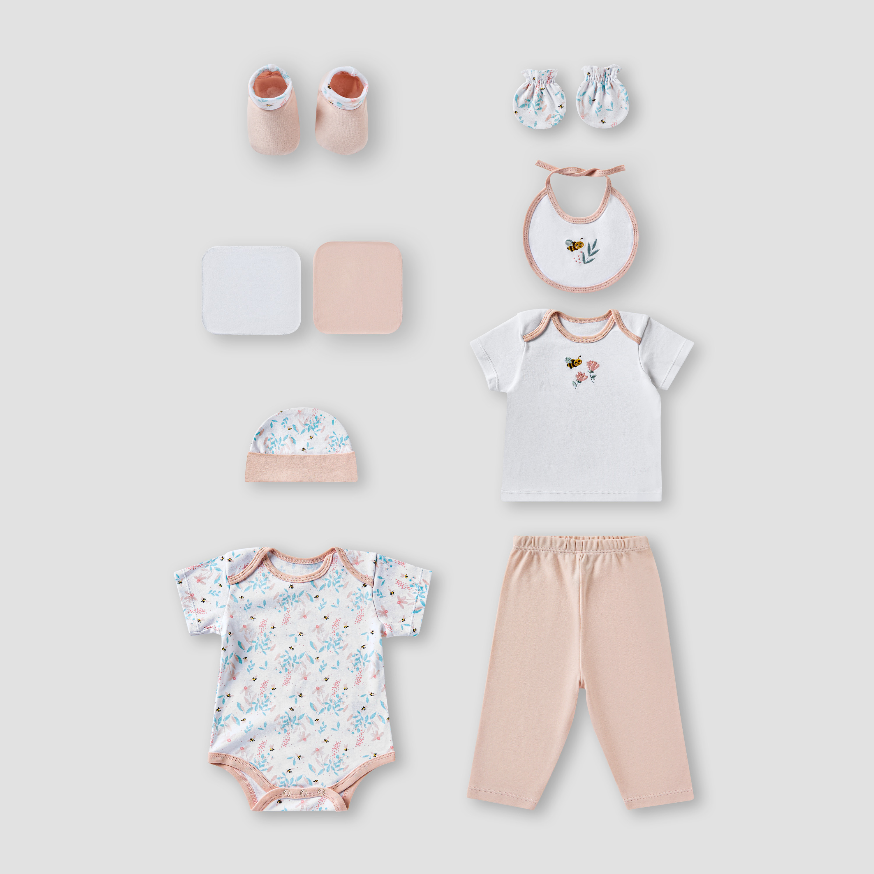 طقم هدايا ملابس متنوعة 9 قطع من جونيورز-baby-girls-clothing-setsandcoords-image-2