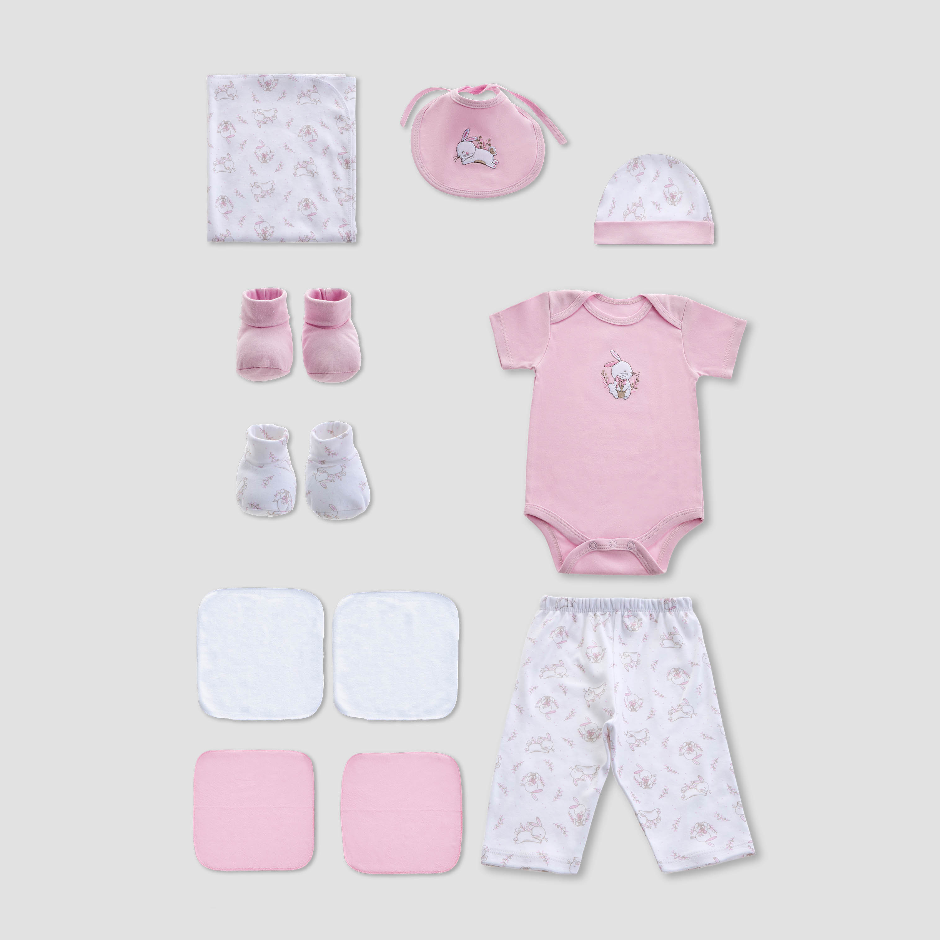 طقم هدايا ملابس 12 قطعة متنوعة من جيجلز-baby-girls-clothing-setsandcoords-image-2