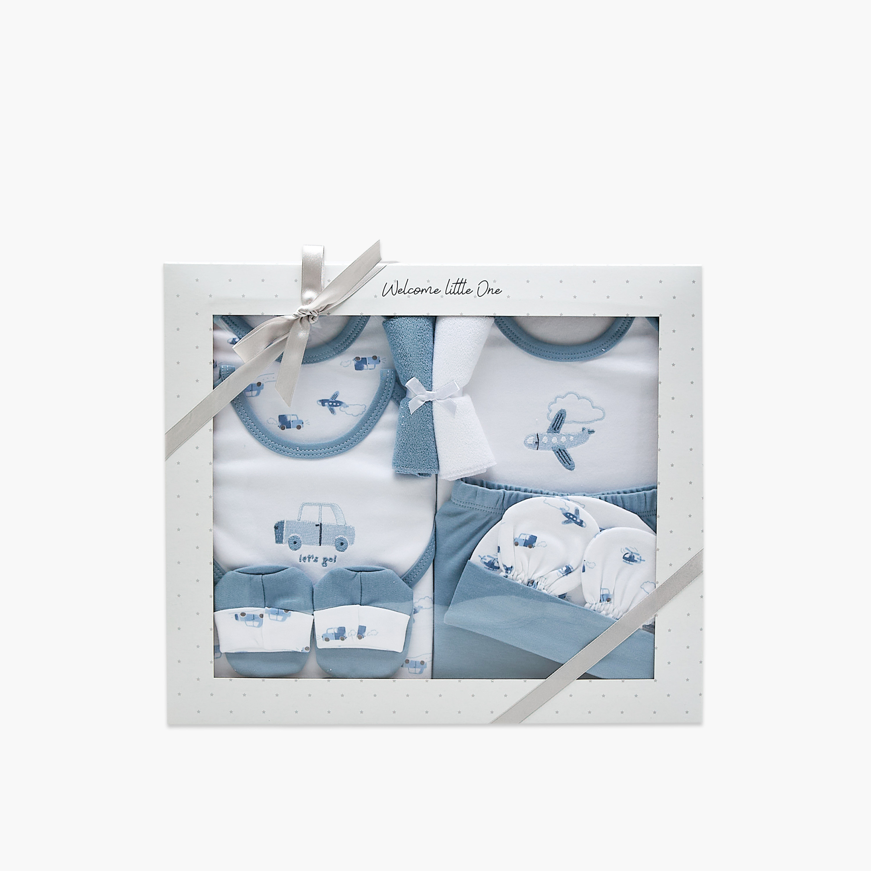 Set of 9 Juniors Clothing Gift Set with Vehicle Print-baby-boys-clothing-setsandcoords-image-1