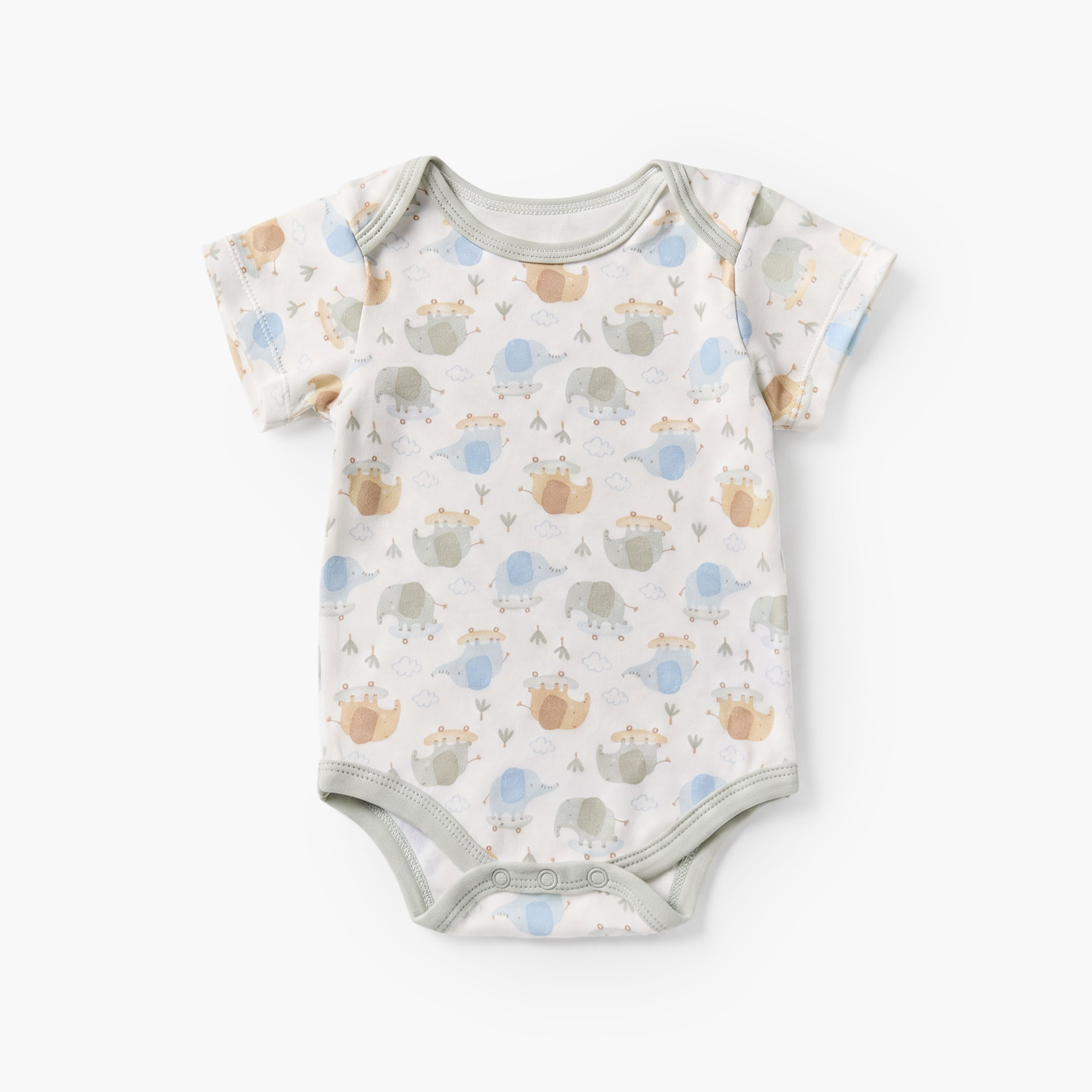 طقم ملابس 9 قطع بطبعات فيل للمواليد الجدد-baby-boys-clothing-setsandcoords-image-3