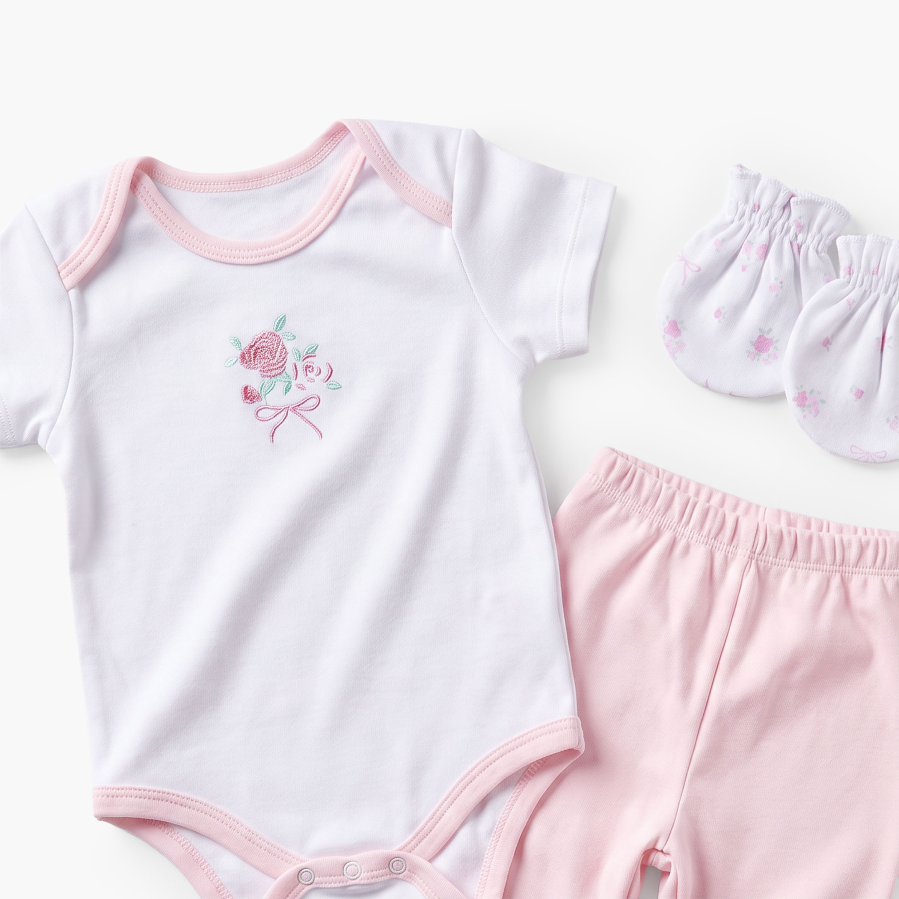 Set of 9 Juniors Clothing Gift Set with Floral Print-baby-girls-clothing-setsandcoords-image-12