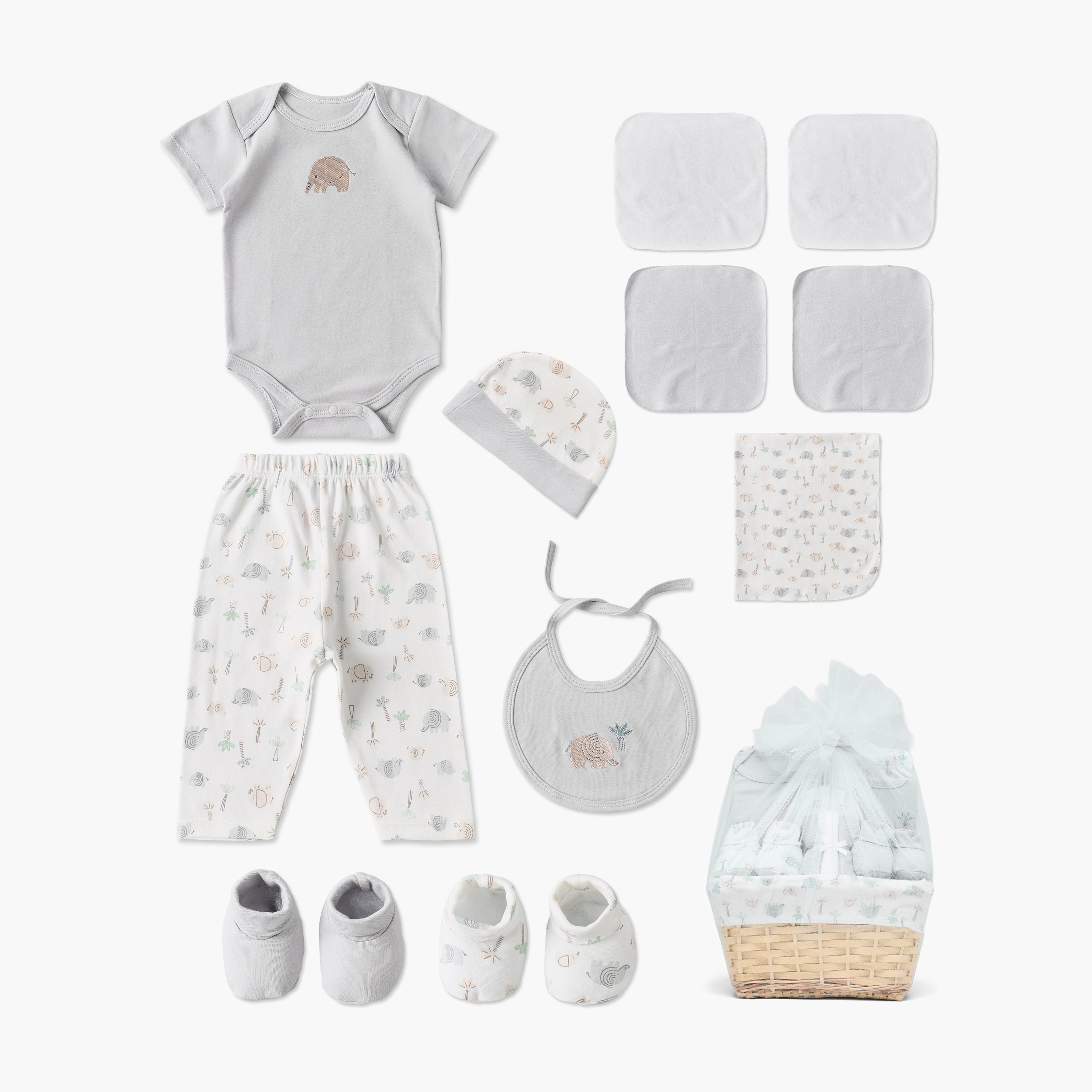 Set of 12 Juniors Clothing Gift Set with Snap Button Closure-baby-boys-clothing-setsandcoords-image-1