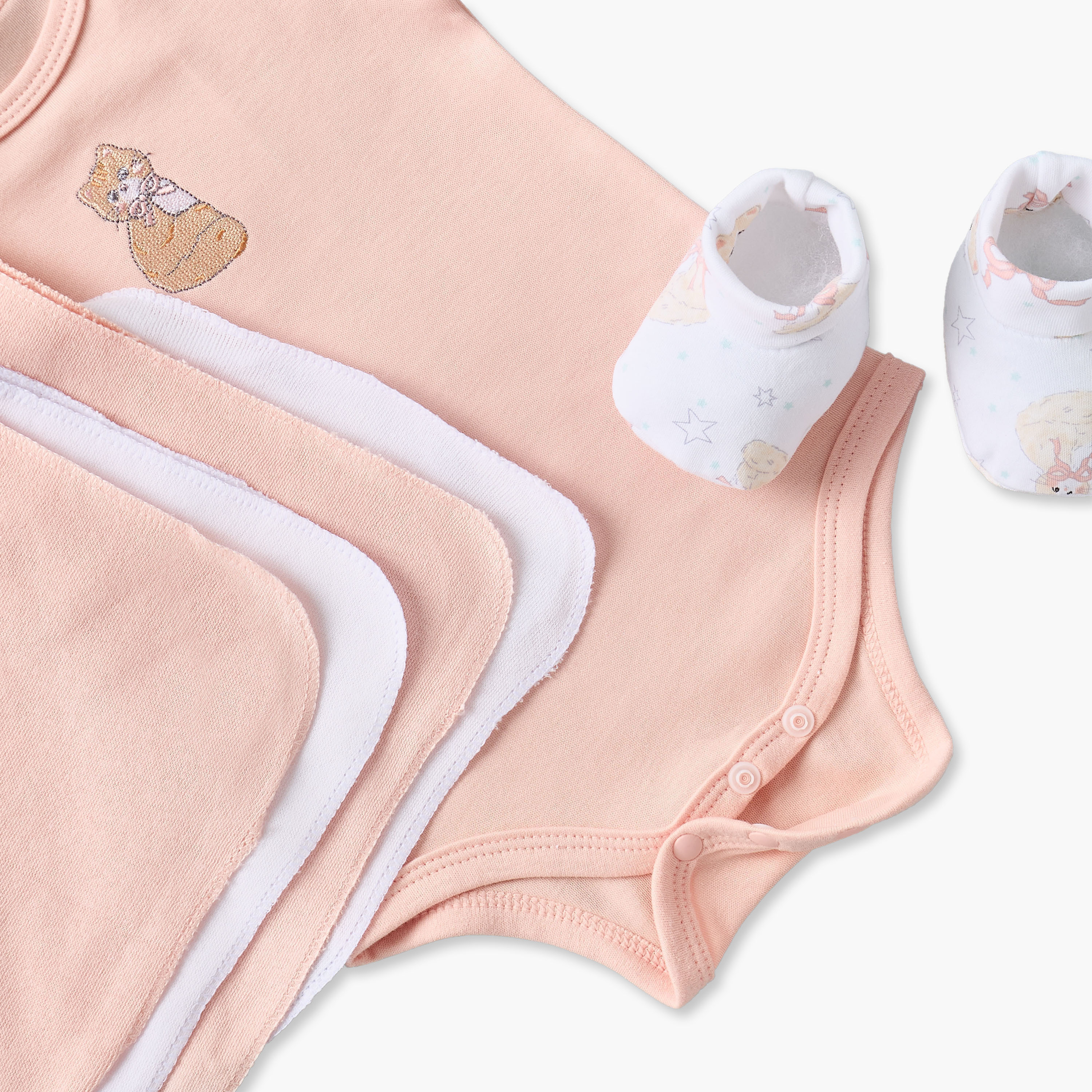 Pack of 12 Juniors Clothing Gift Set with Snap Button Closure-baby-girls-clothing-setsandcoords-image-16