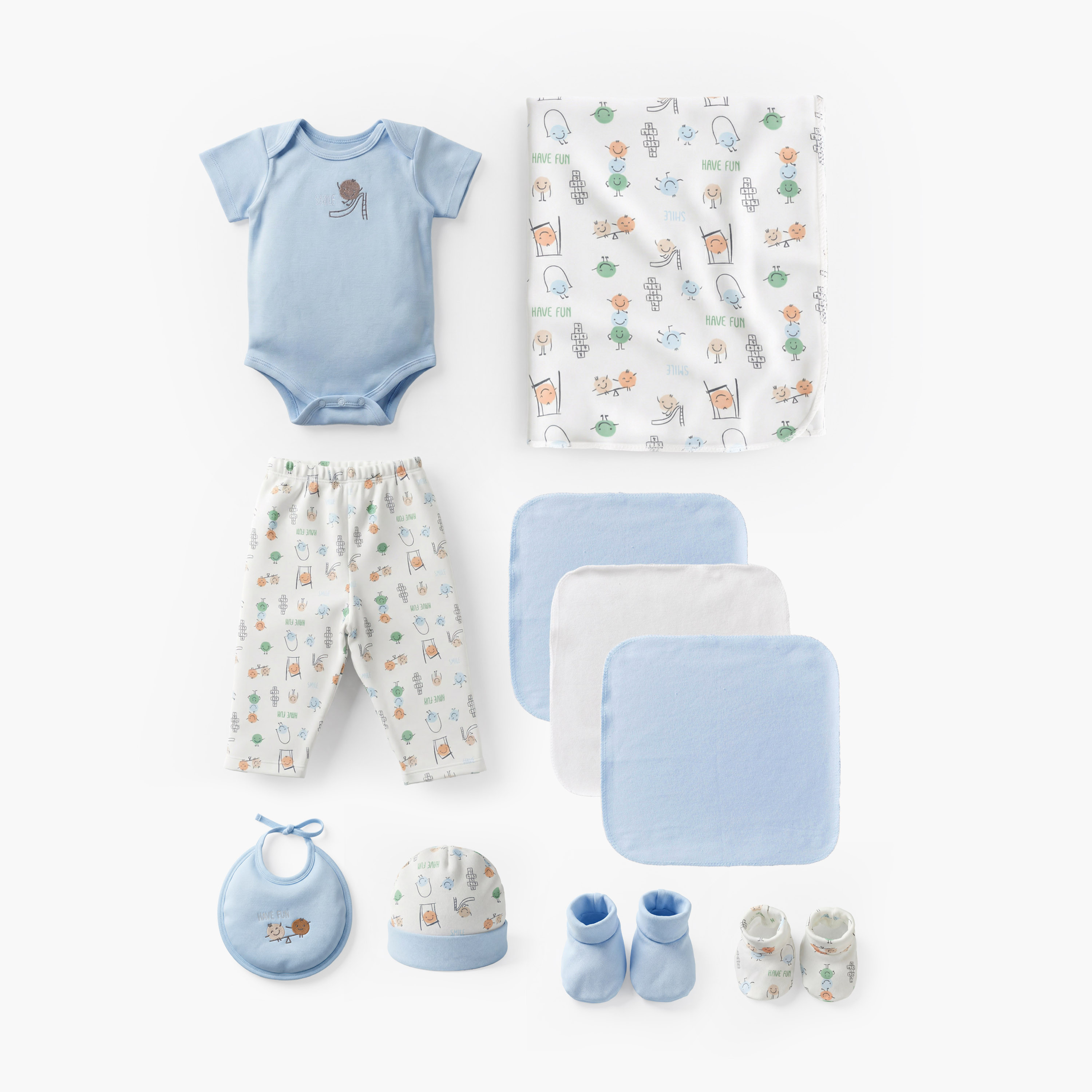 Set of 11 Juniors Clothing Gift Set with Print-baby-boys-clothing-setsandcoords-image-2