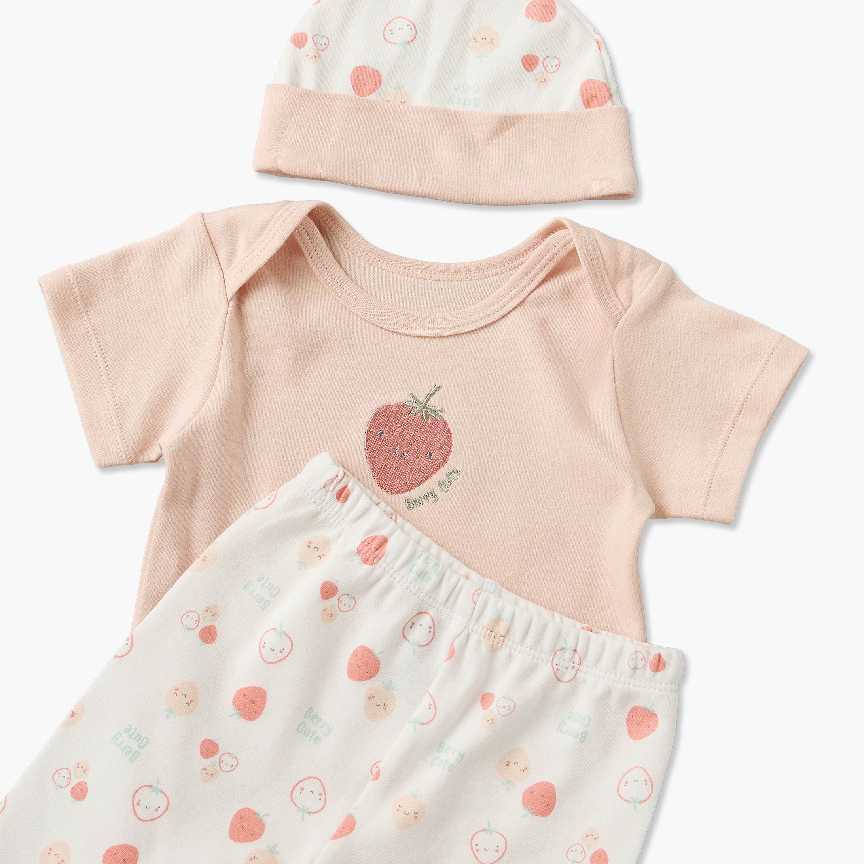 Set of 12 Juniors Clothing Gift Set with Strawberry Print-baby-girls-clothing-setsandcoords-image-12