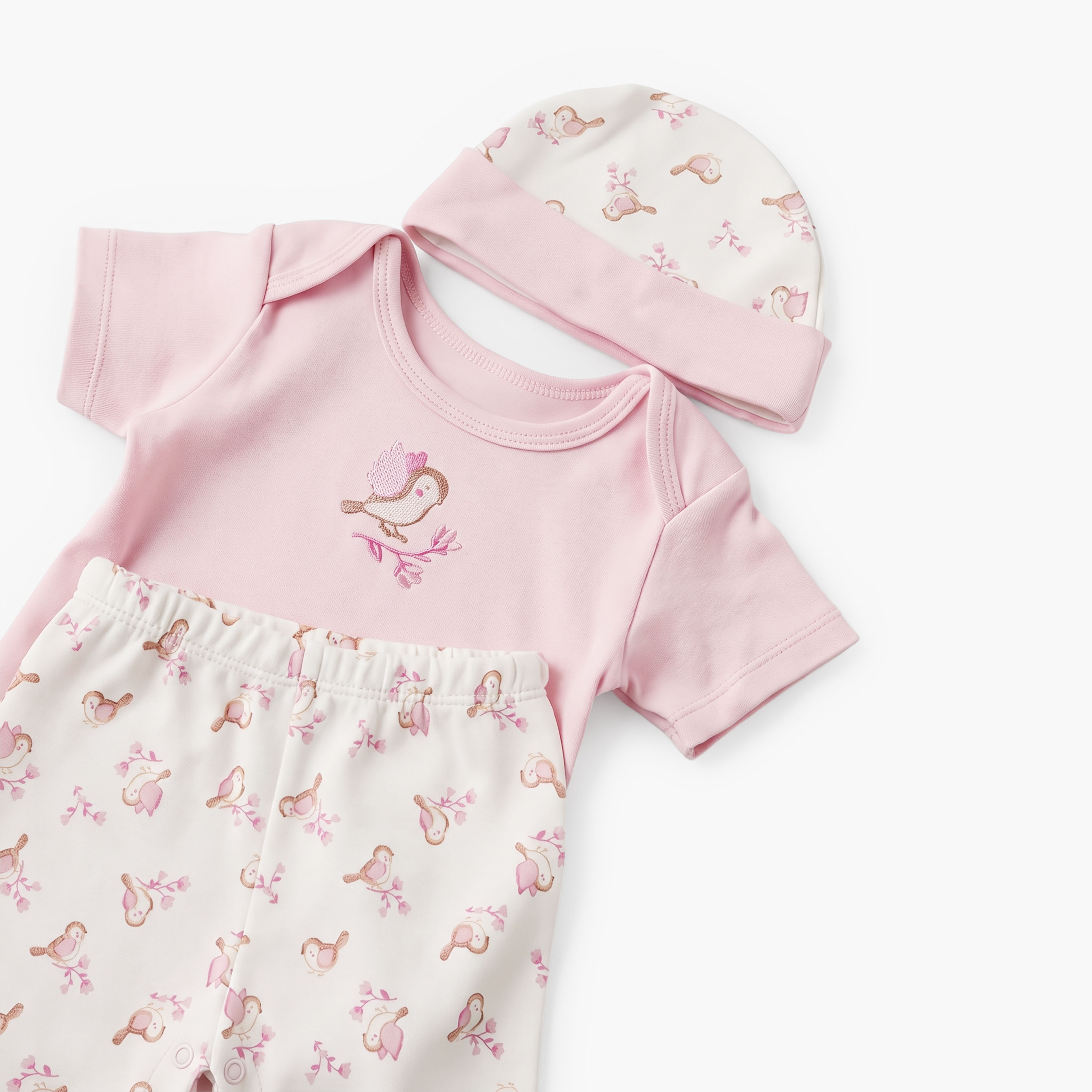 طقم هدايا ملابس 12 قطعة بطبعات طيور من جونيورز-baby-girls-clothing-setsandcoords-image-12