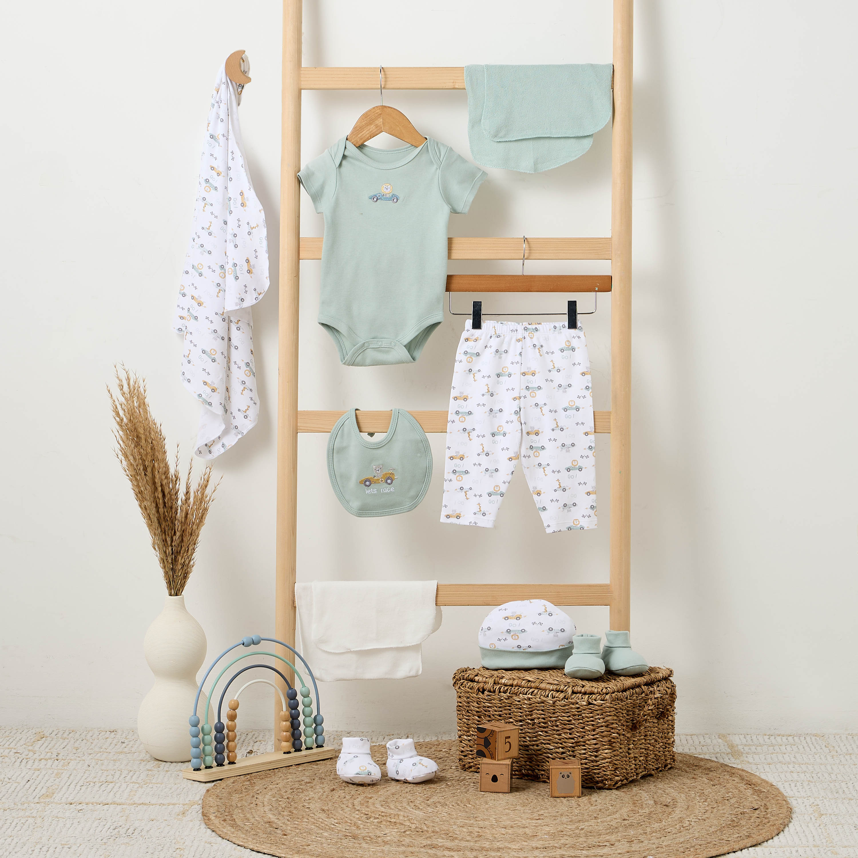 Set of 12 Juniors Clothing Gift Set with Safari Print-baby-boys-clothing-setsandcoords-image-15