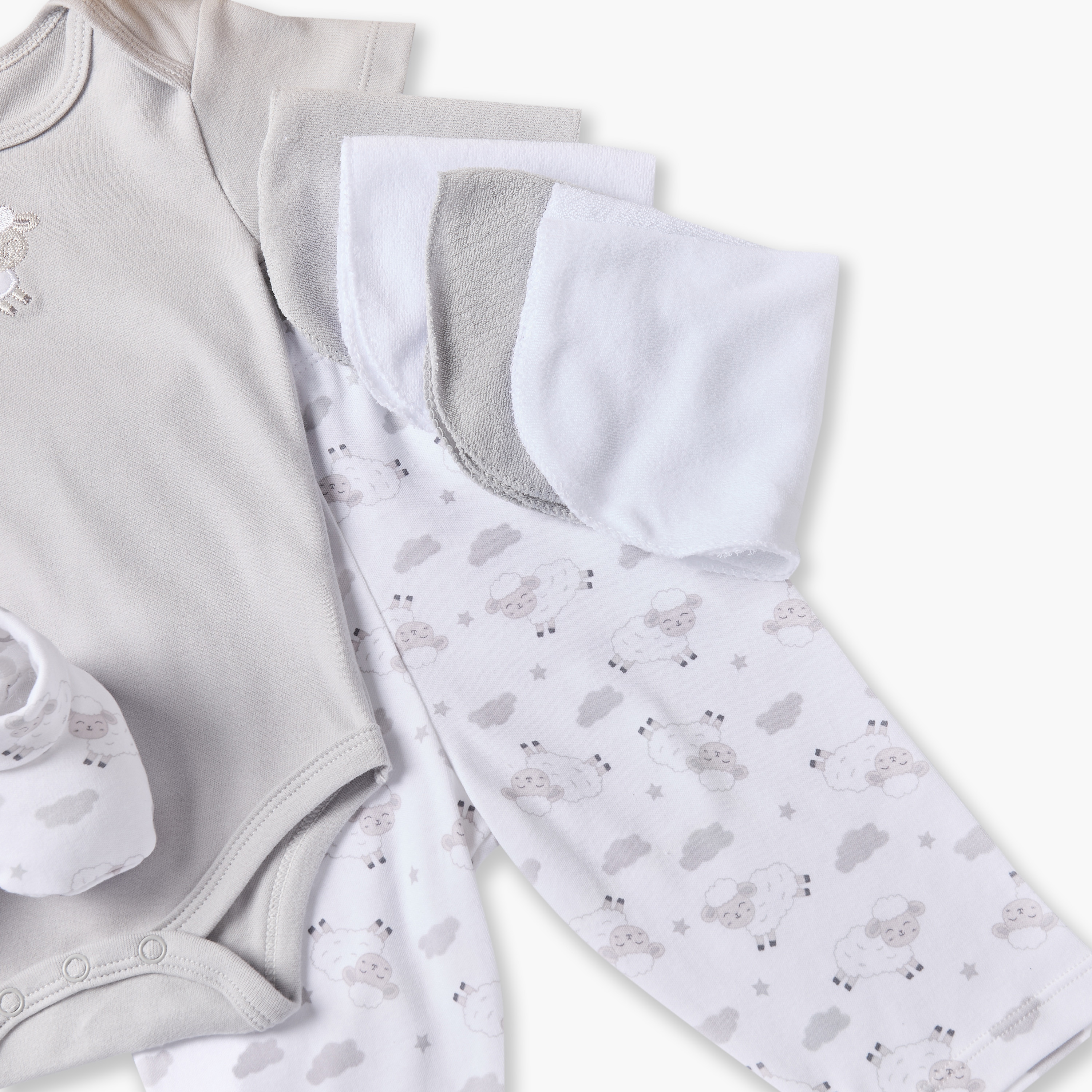 طقم هدايا ملابس بطبعة خروف من جونيورز - طقم 12 قطعة-baby-boys-clothing-setsandcoords-image-18