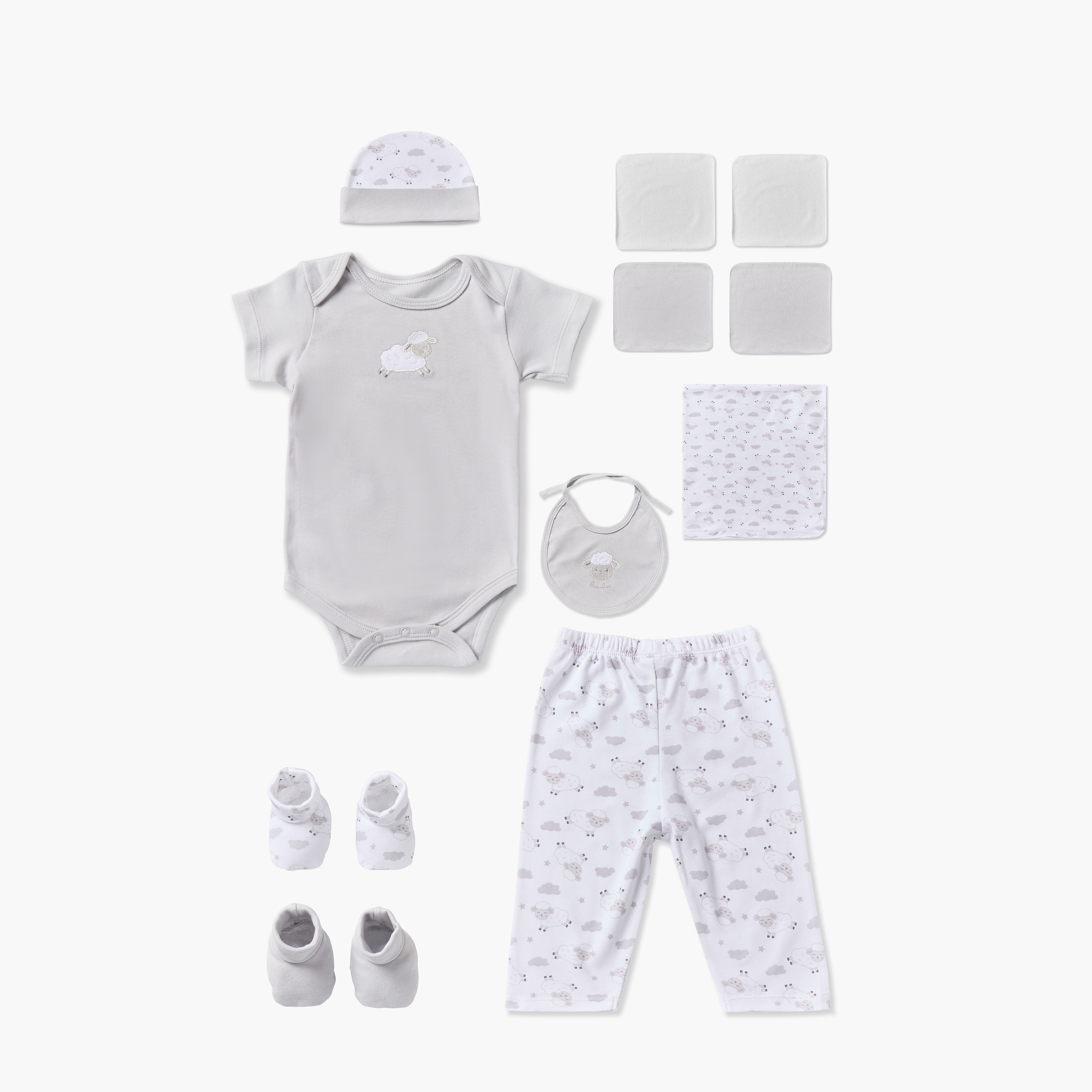 طقم هدايا ملابس بطبعة خروف من جونيورز - طقم 12 قطعة-baby-boys-clothing-setsandcoords-image-2