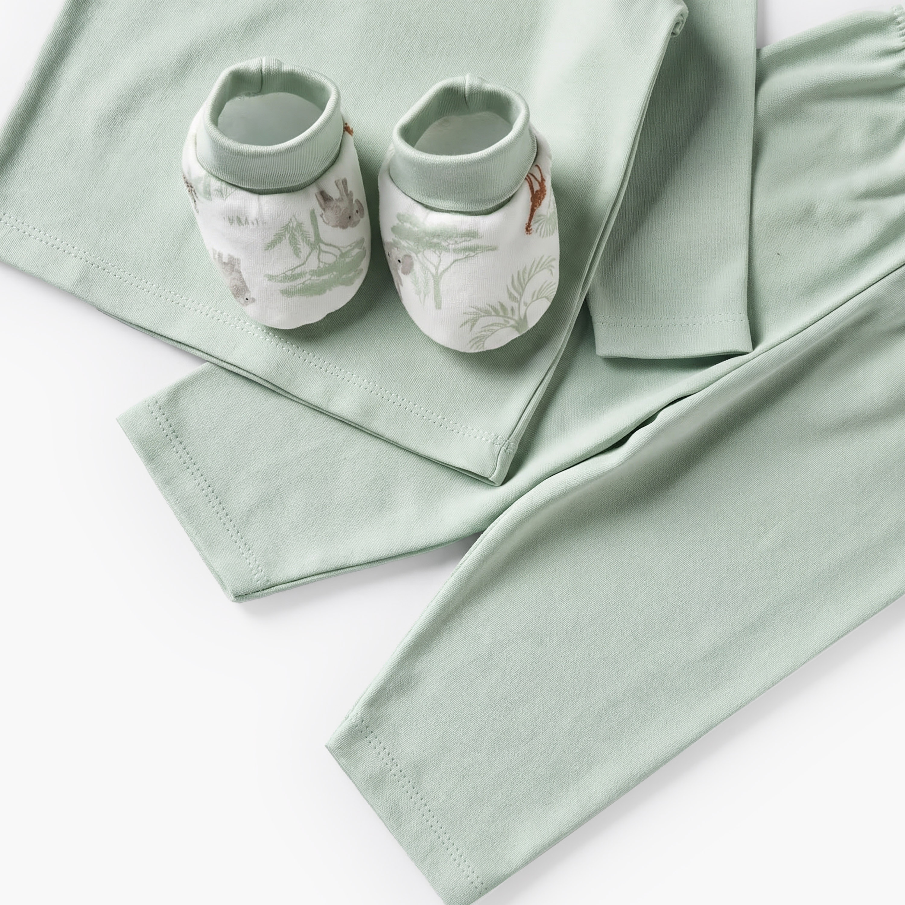 طقم هدايا ملابس بطبعات من جونيورز - طقم من 10 قطع-baby-boys-clothing-setsandcoords-image-12