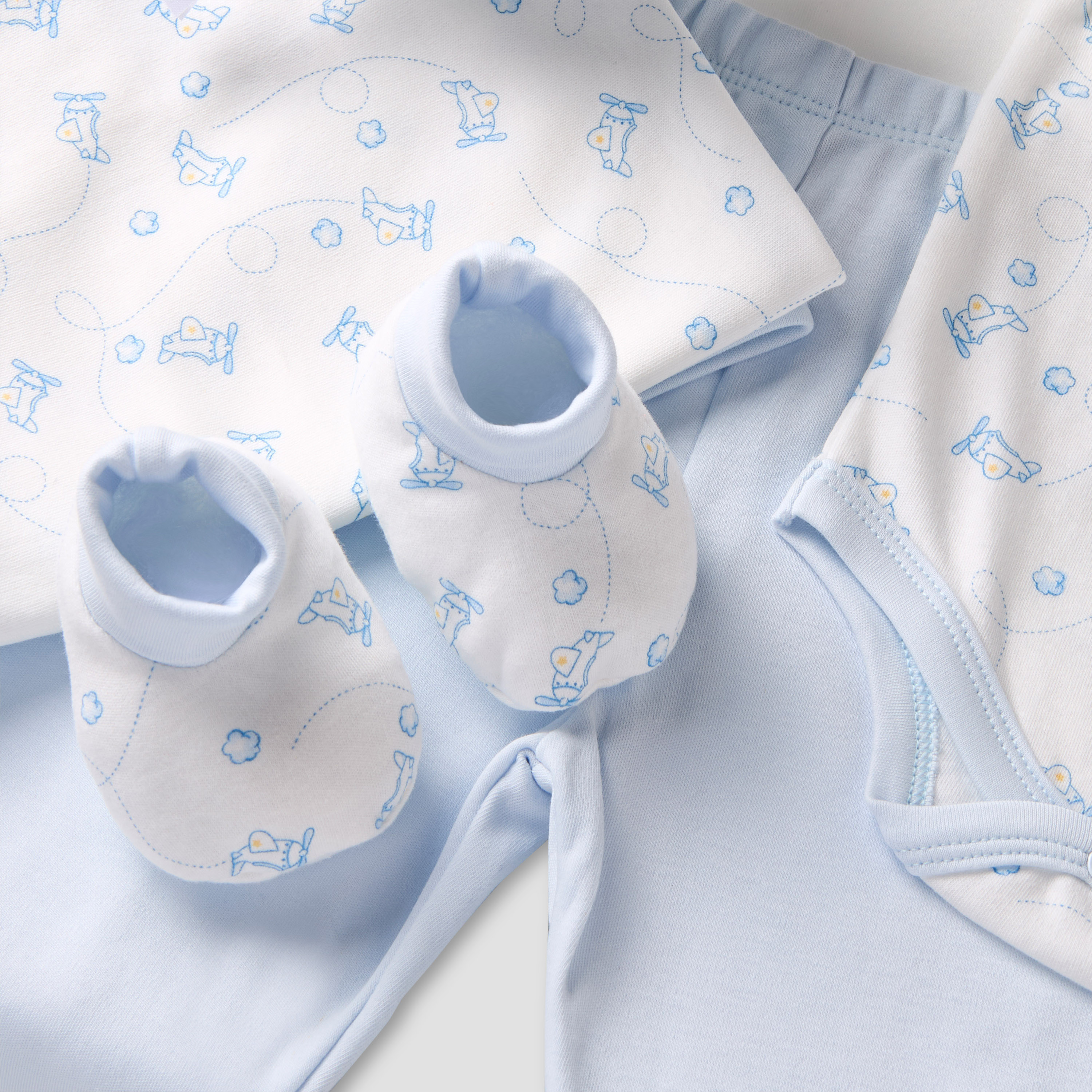Set of 11 Juniors Clothing Gift Set with Aeroplane Print-baby-boys-clothing-setsandcoords-image-14