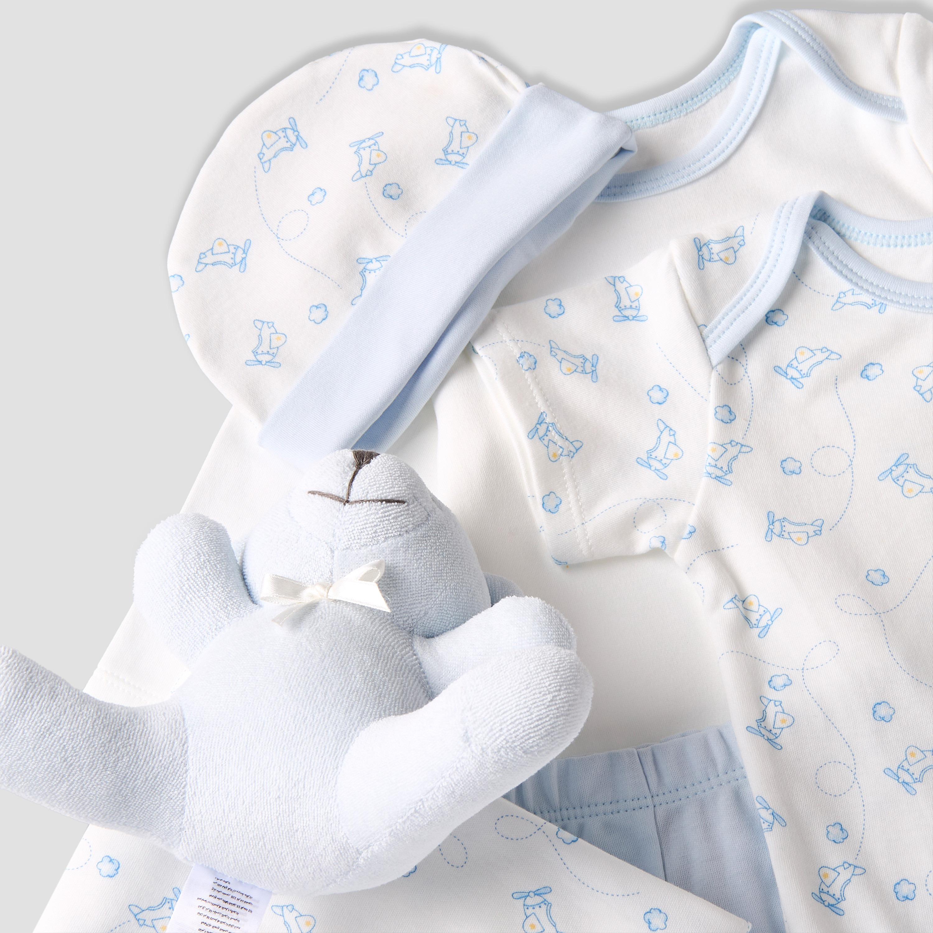 Set of 11 Juniors Clothing Gift Set with Aeroplane Print-baby-boys-clothing-setsandcoords-image-15