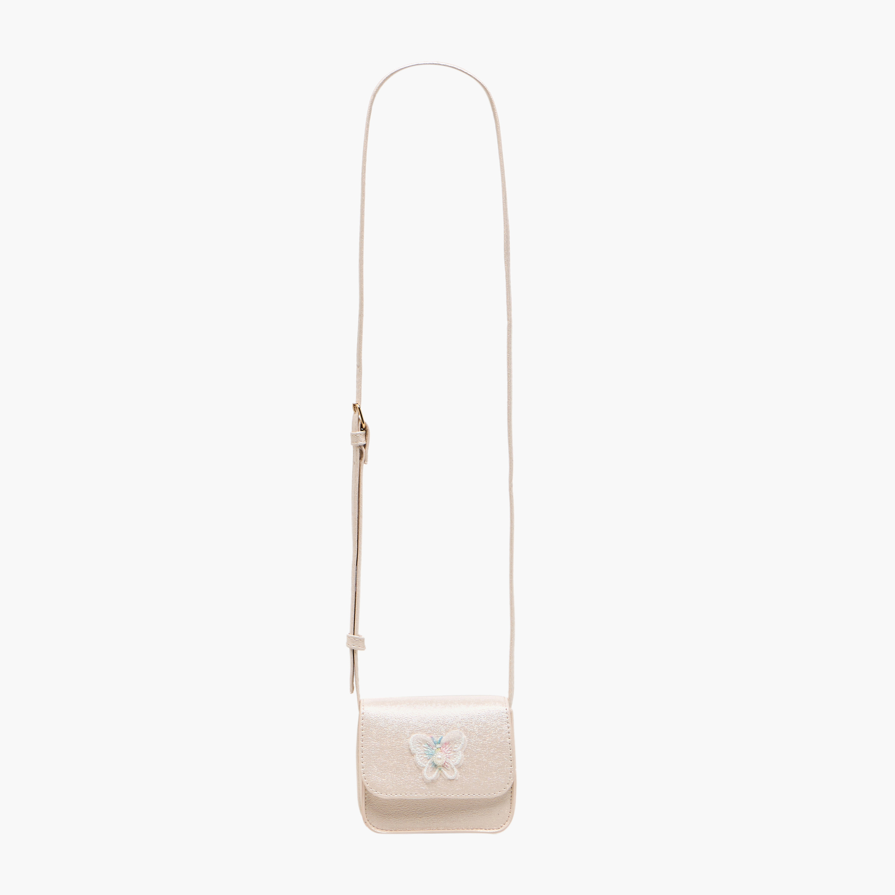شنطة كروس بودي بحزام وزينة فراشة من فلورا بيلا-girls-accessories-bags-image-3