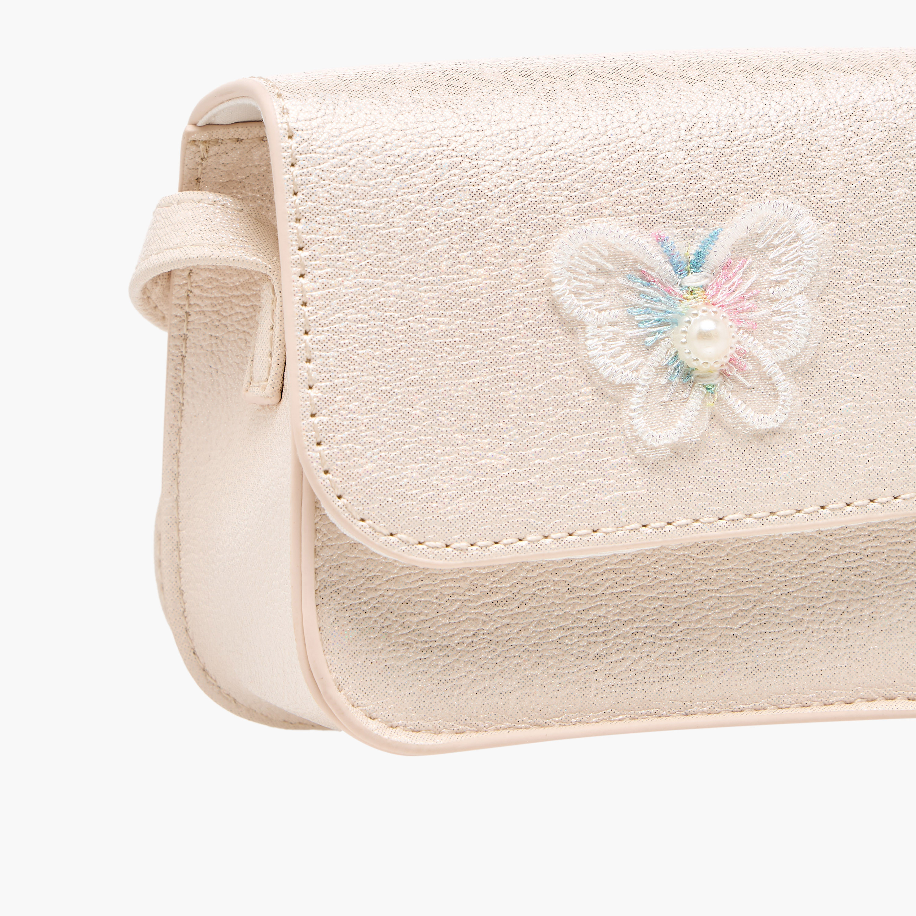 شنطة كروس بودي بحزام وزينة فراشة من فلورا بيلا-girls-accessories-bags-image-5