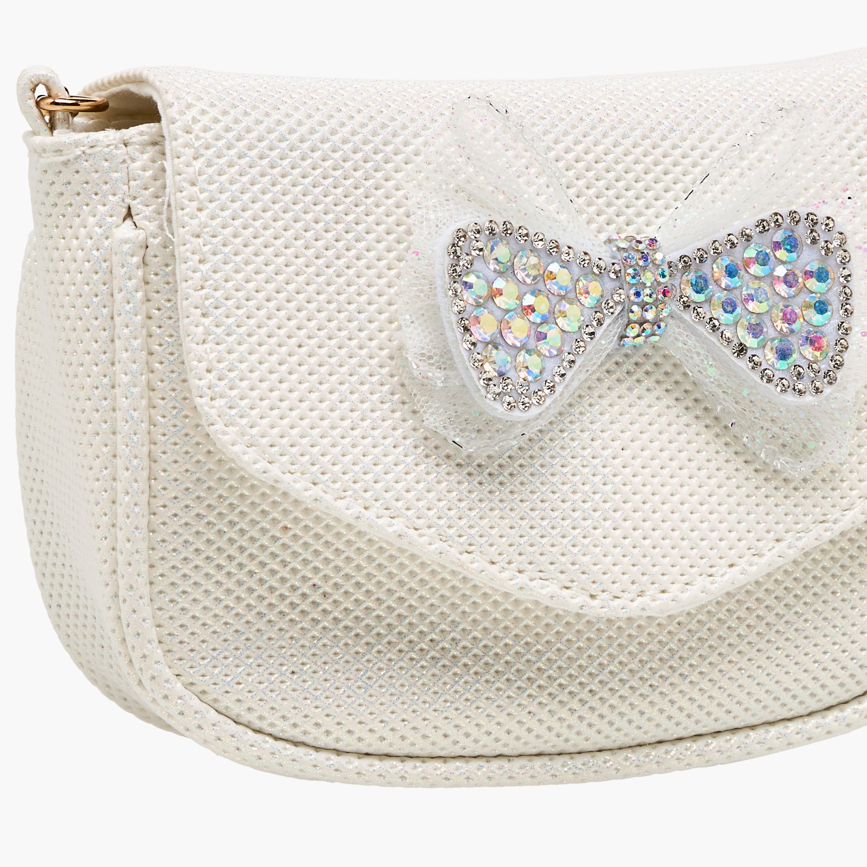 Flora Bella Embellished Bow Crossbody Bag with Chain Strap-girls-accessories-bags-image-5