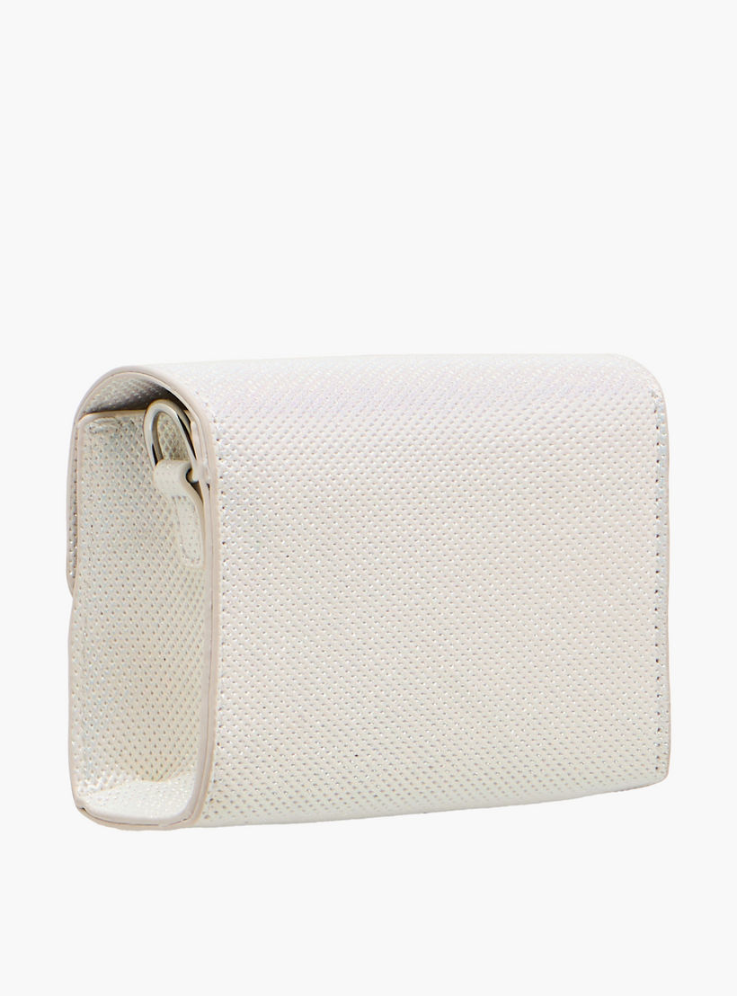 شنطة كروس بودي مزينة بفيونكة مع حزام سلسلة من فلورا بيلا-girls-accessories-bags-image-4