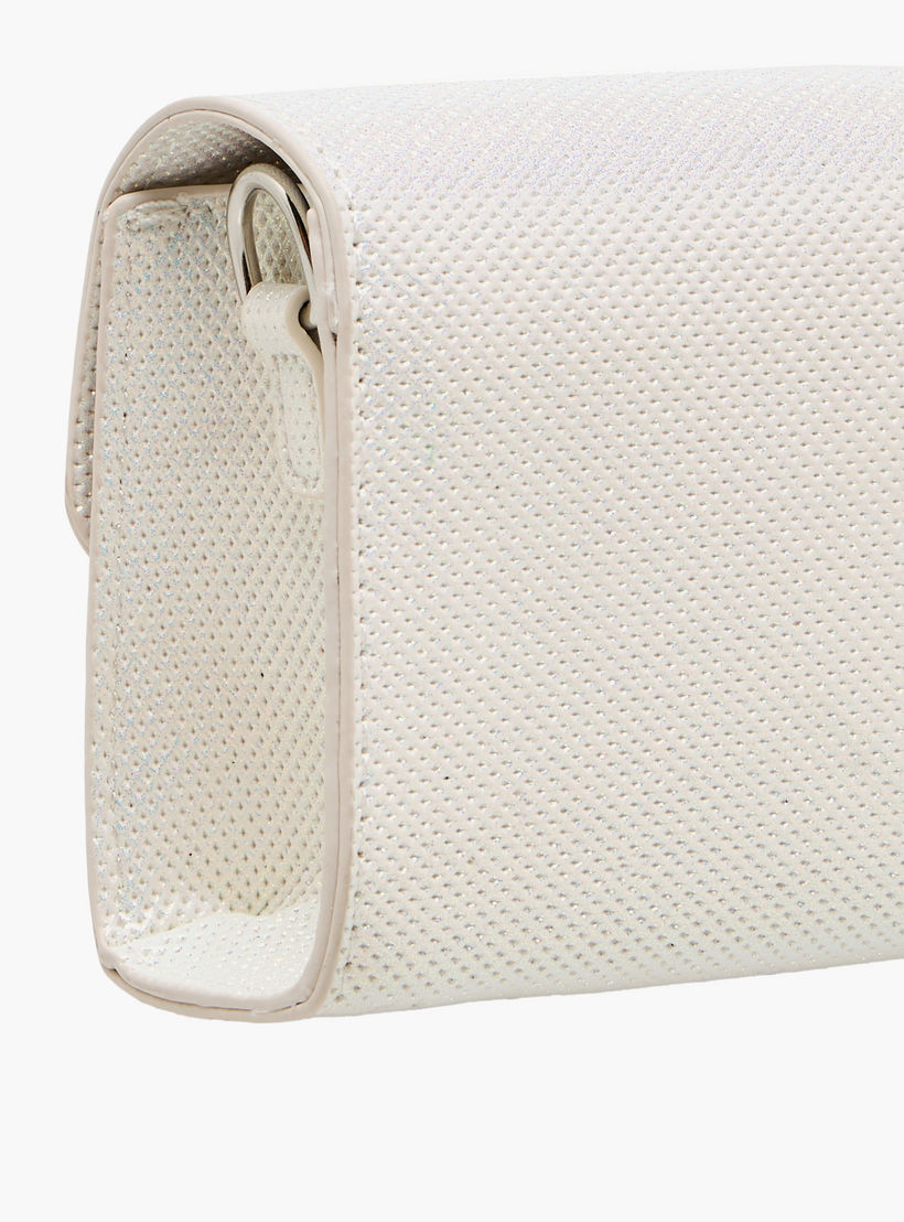 شنطة كروس بودي مزينة بفيونكة مع حزام سلسلة من فلورا بيلا-girls-accessories-bags-image-6
