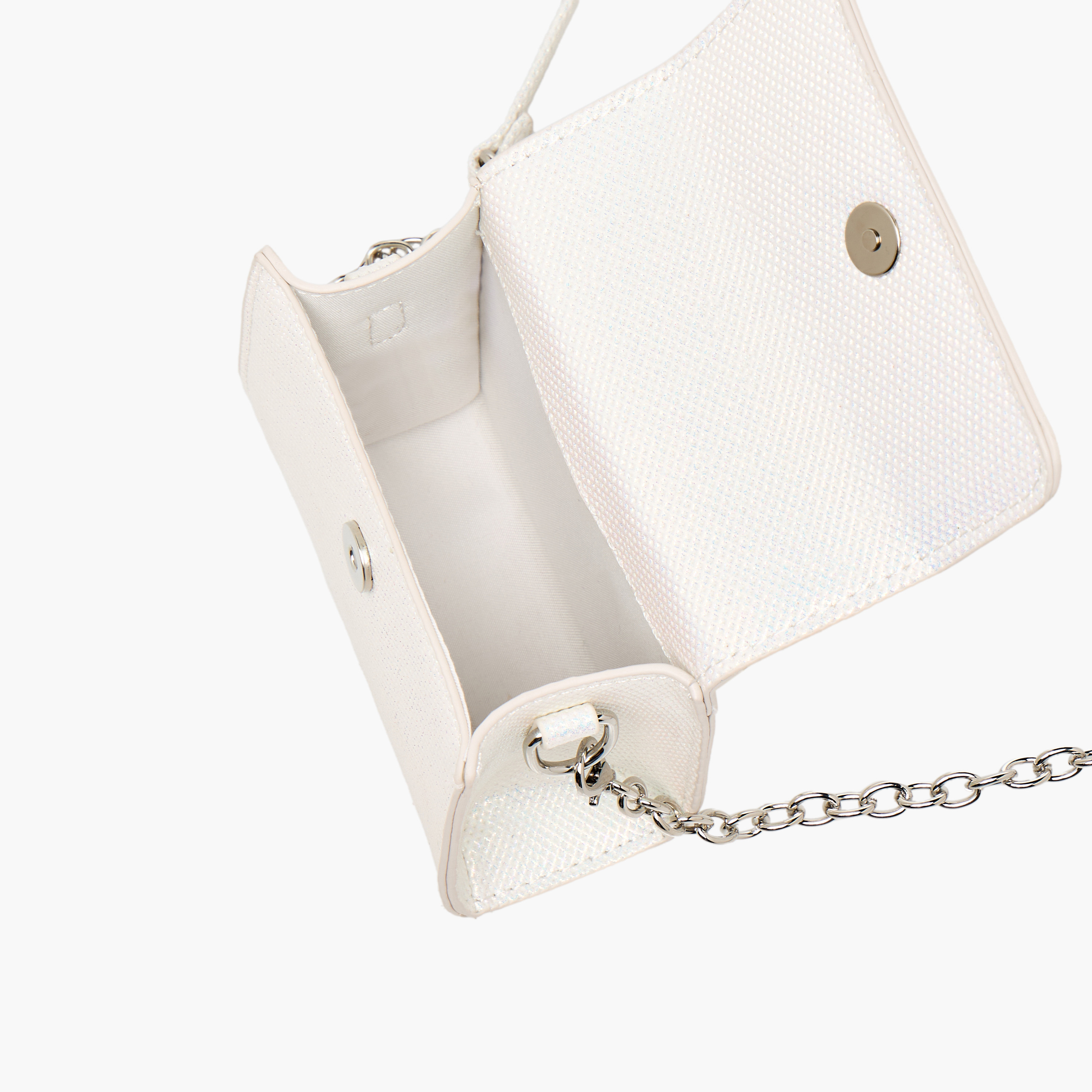شنطة كروس بودي مزينة بفيونكة مع حزام سلسلة من فلورا بيلا-girls-accessories-bags-image-8