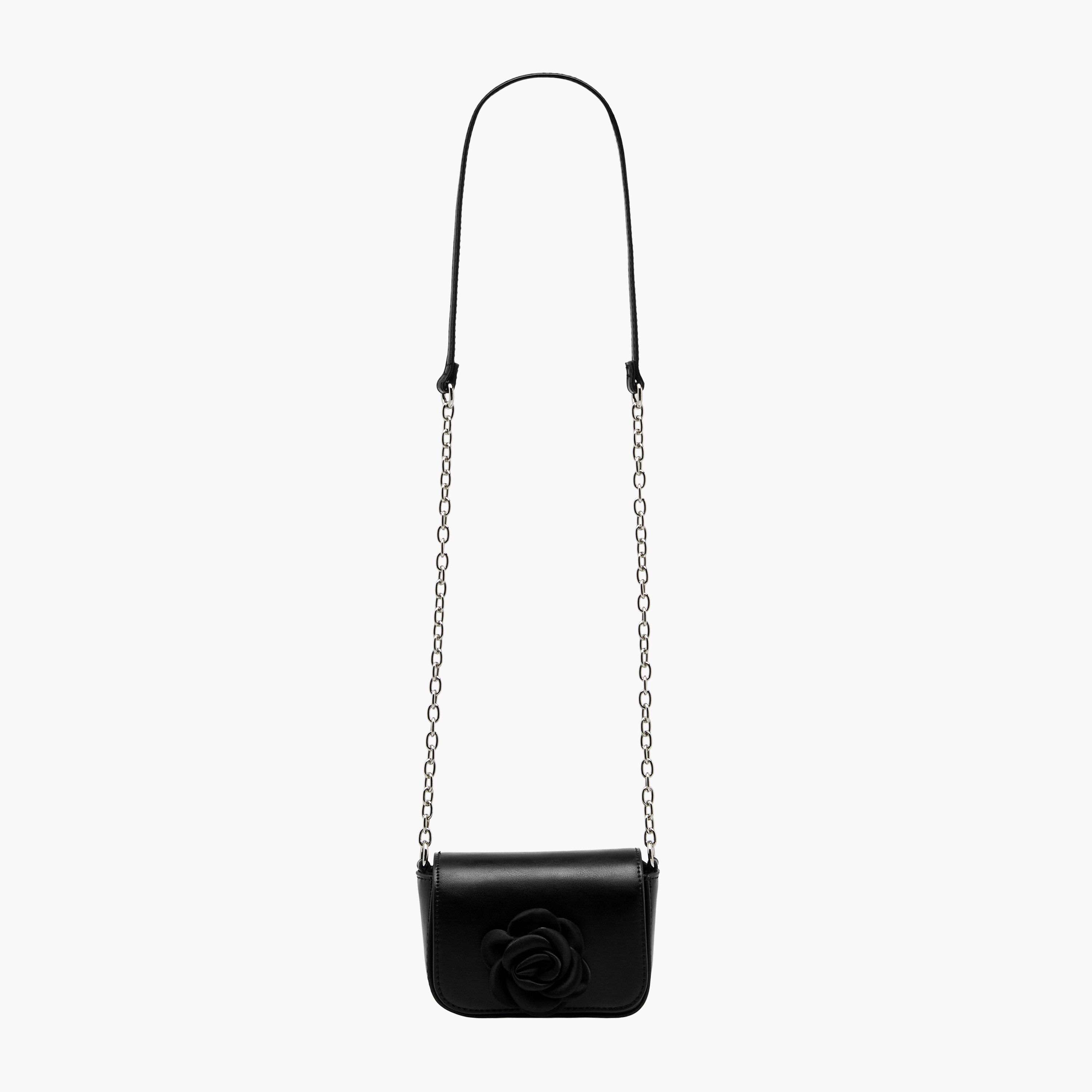 شنطة كروس بودي بتفاصيل زهور مع حزام سلسلة من فلورا بيلا-girls-accessories-bags-image-6