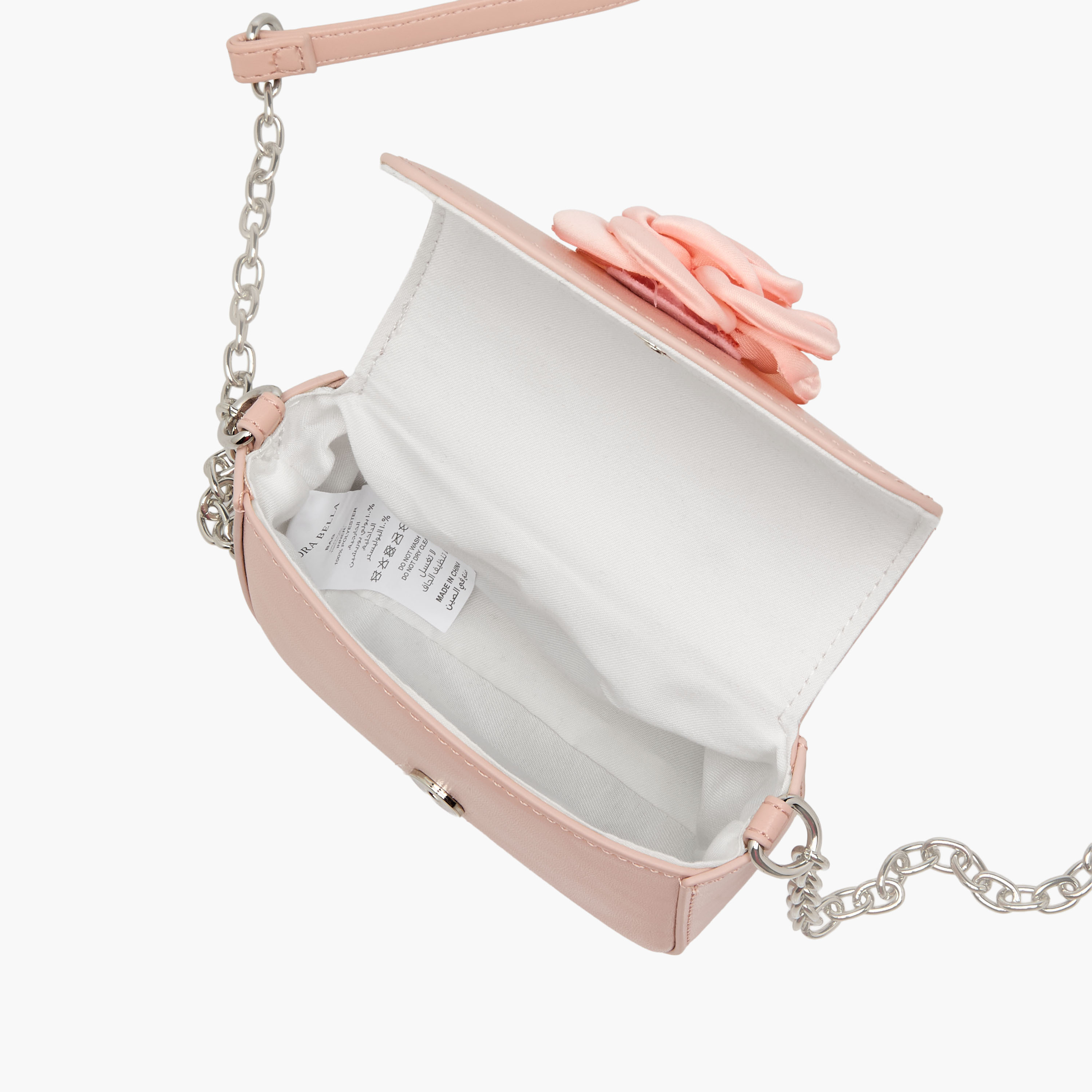 Flora Bella Floral Accent Crossbody Bag with Chain Strap-girls-accessories-bags-image-8