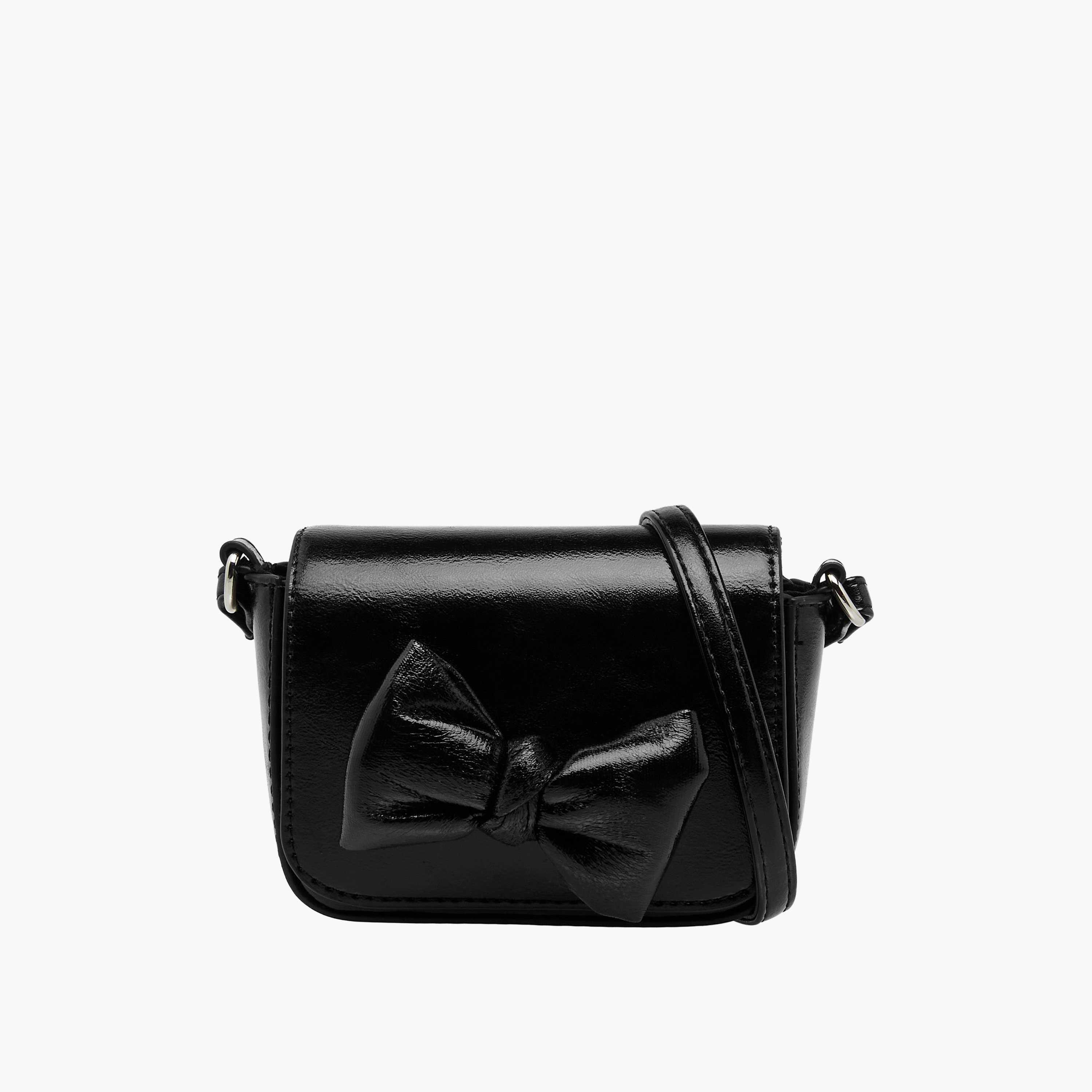 Flora Bella Bow Accent Crossbody Bag with Flap Closure-girls-accessories-bags-image-1