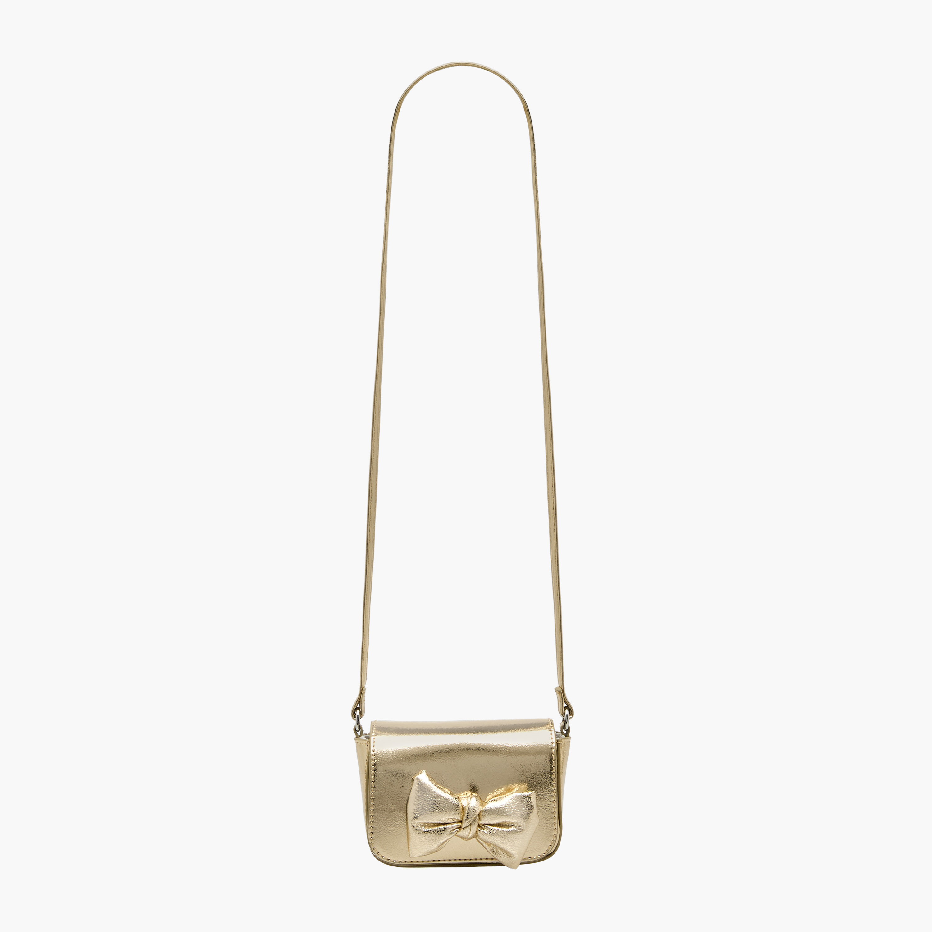 شنطة كروس بودي بزينة فيونكة وطية إغلاق من فلورا بيلا-girls-accessories-bags-image-3