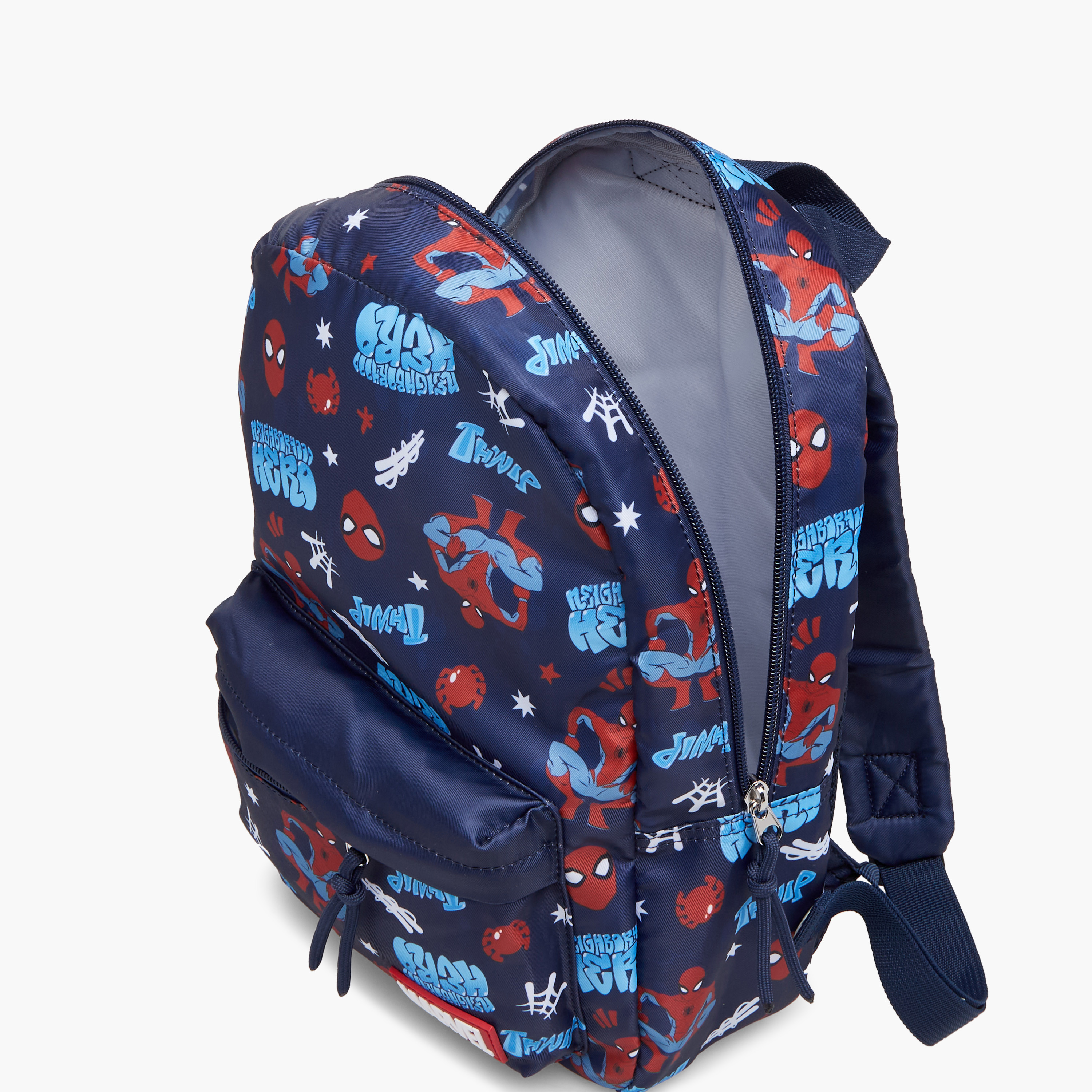 Spider Man Print School Backpack with Adjustable Shoulder Straps and Zip Closure - 33x25x10 cm-school-bagsandbackpacks-backpacks-image-7