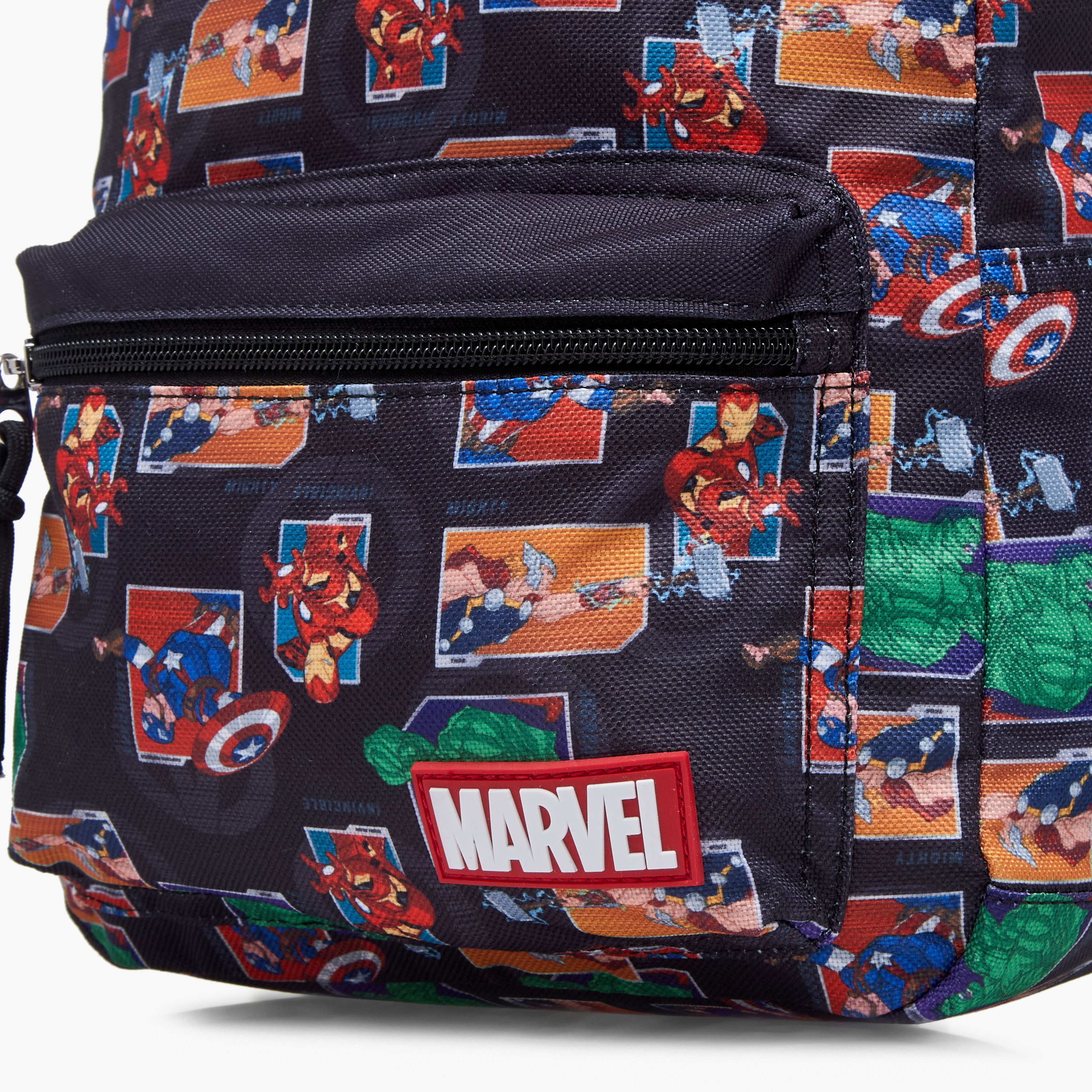 Avengers Print School Backpack with Adjustable Shoulder Straps and Zip Closure - 33x25x10 cm-school-bagsandbackpacks-backpacks-image-6