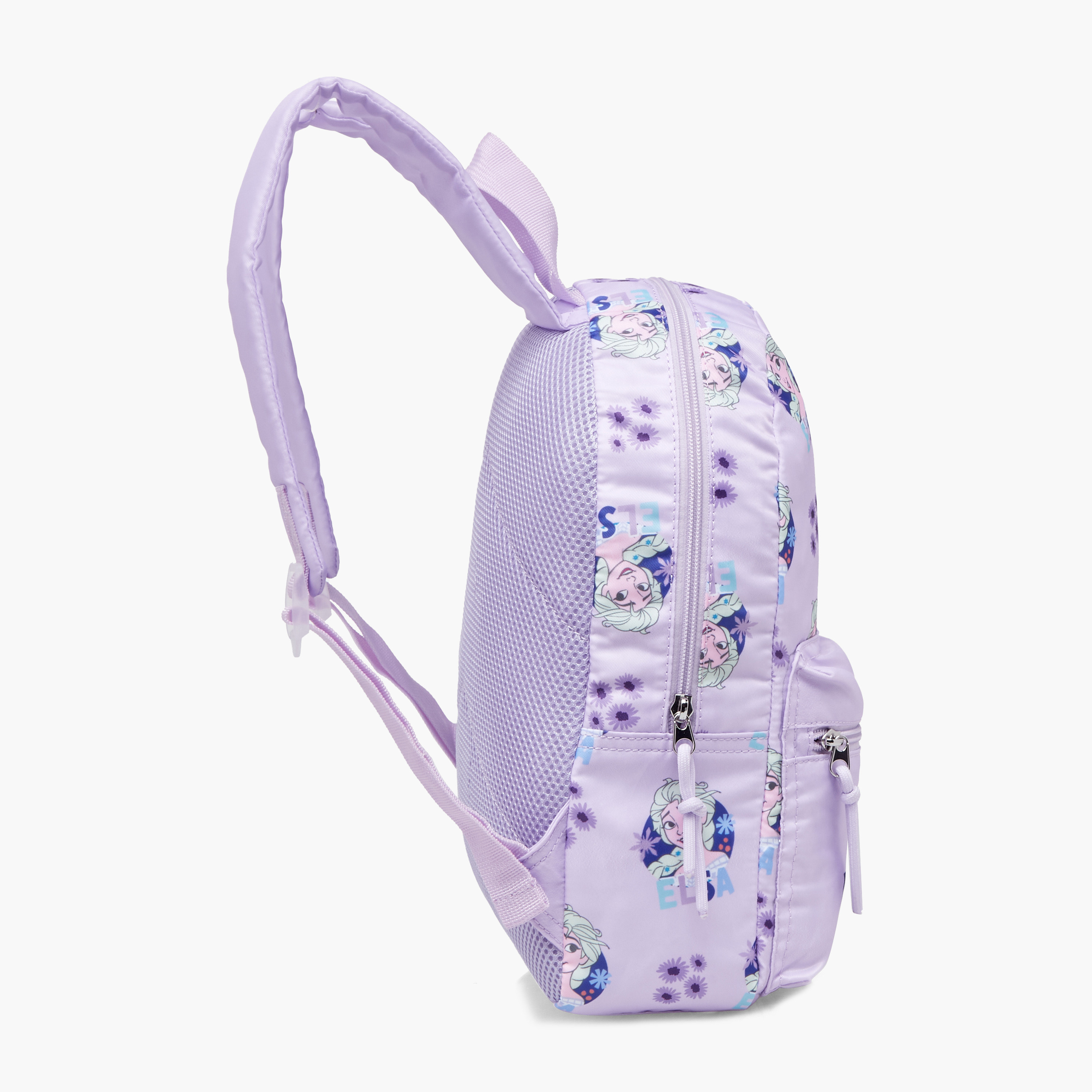Frozen Print School Backpack with Adjustable Shoulder Straps and Zip Closure - 33x25x10 cm-school-bagsandbackpacks-backpacks-image-4