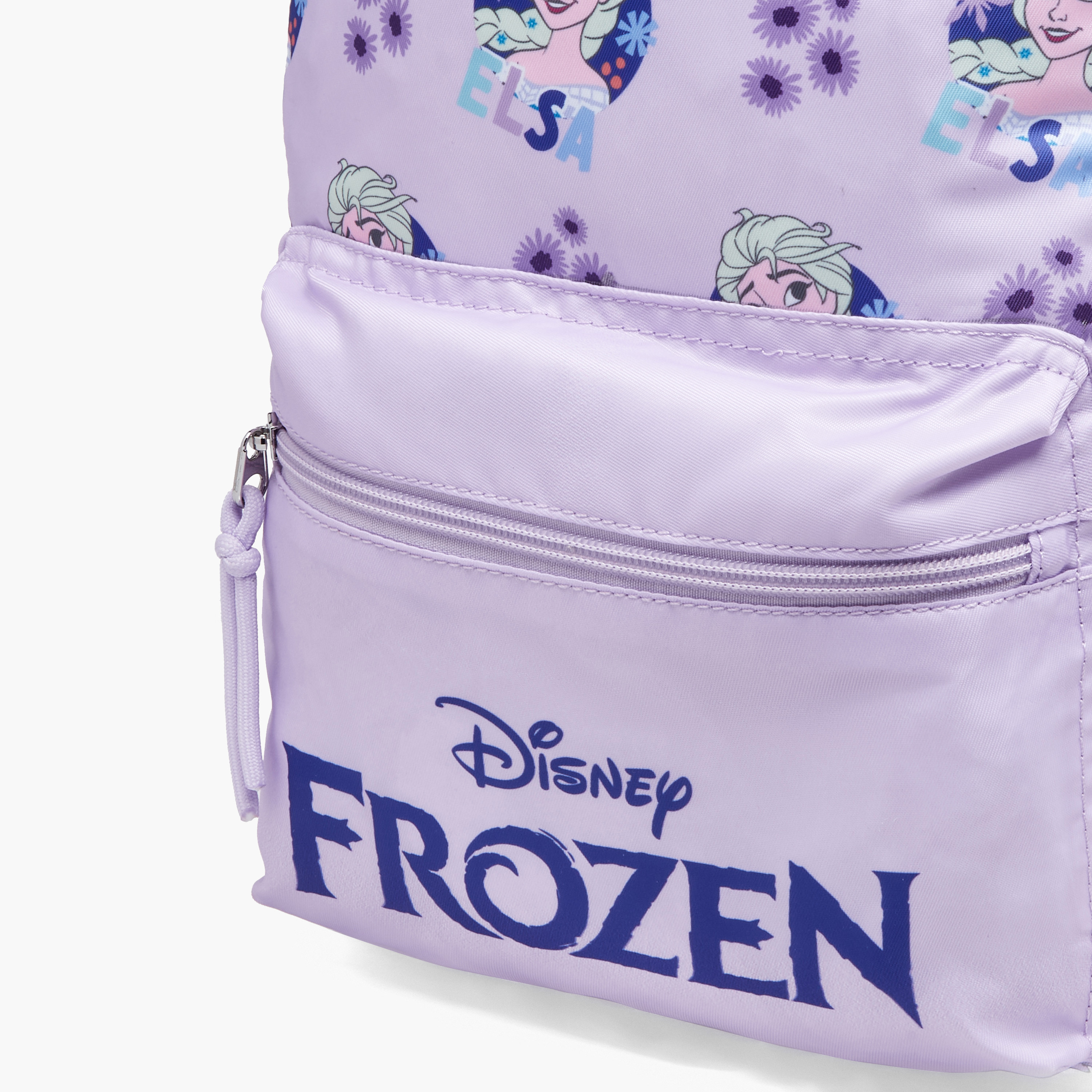 Frozen Print School Backpack with Adjustable Shoulder Straps and Zip Closure - 33x25x10 cm-school-bagsandbackpacks-backpacks-image-6