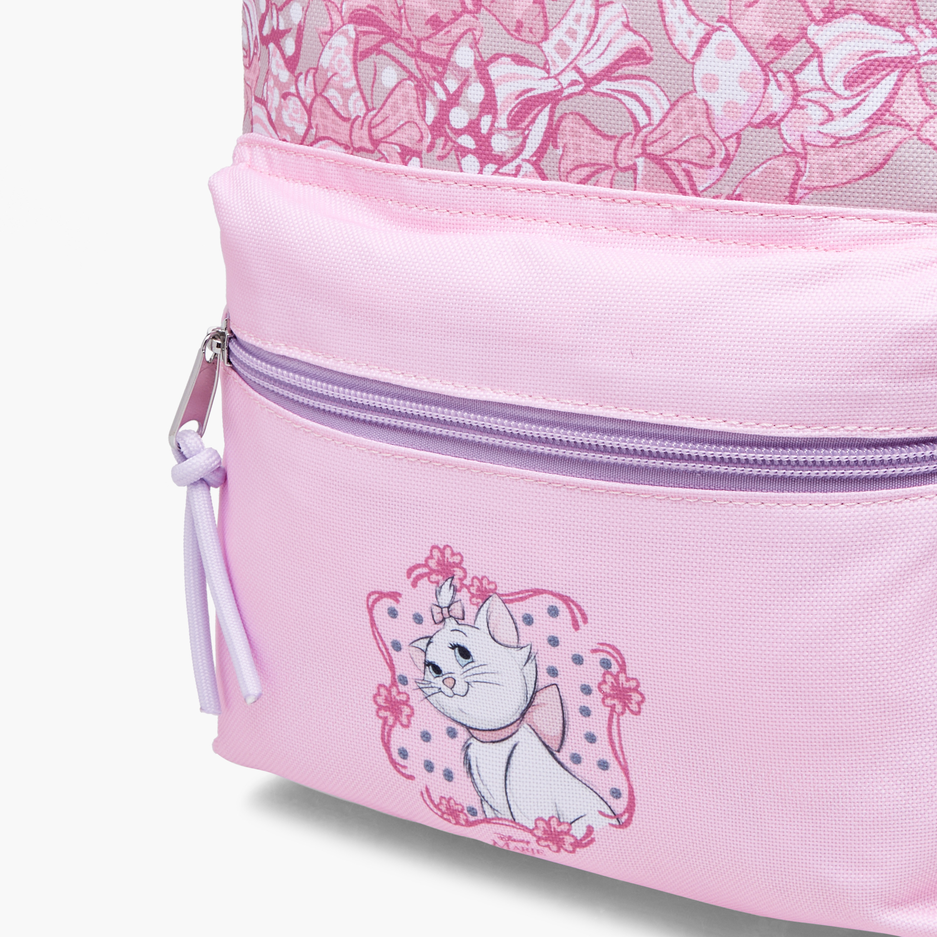 Marie Print School Backpack with Adjustable Shoulder Straps and Zip Closure - 31x24x10 cm-school-bagsandbackpacks-backpacks-image-6