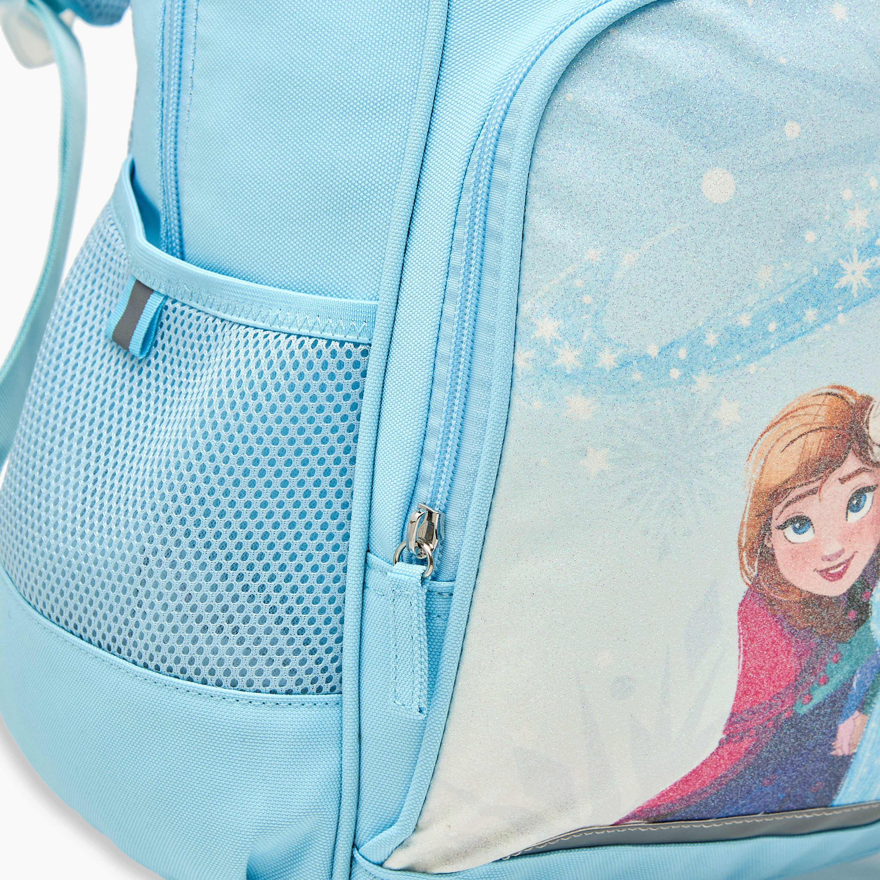شنطة ظهر مدرسية بطبعات فروزن وأحزمة قابلة للتعديل وسحاب إغلاق - 13x31x41 سم-school-bagsandbackpacks-backpacks-image-4