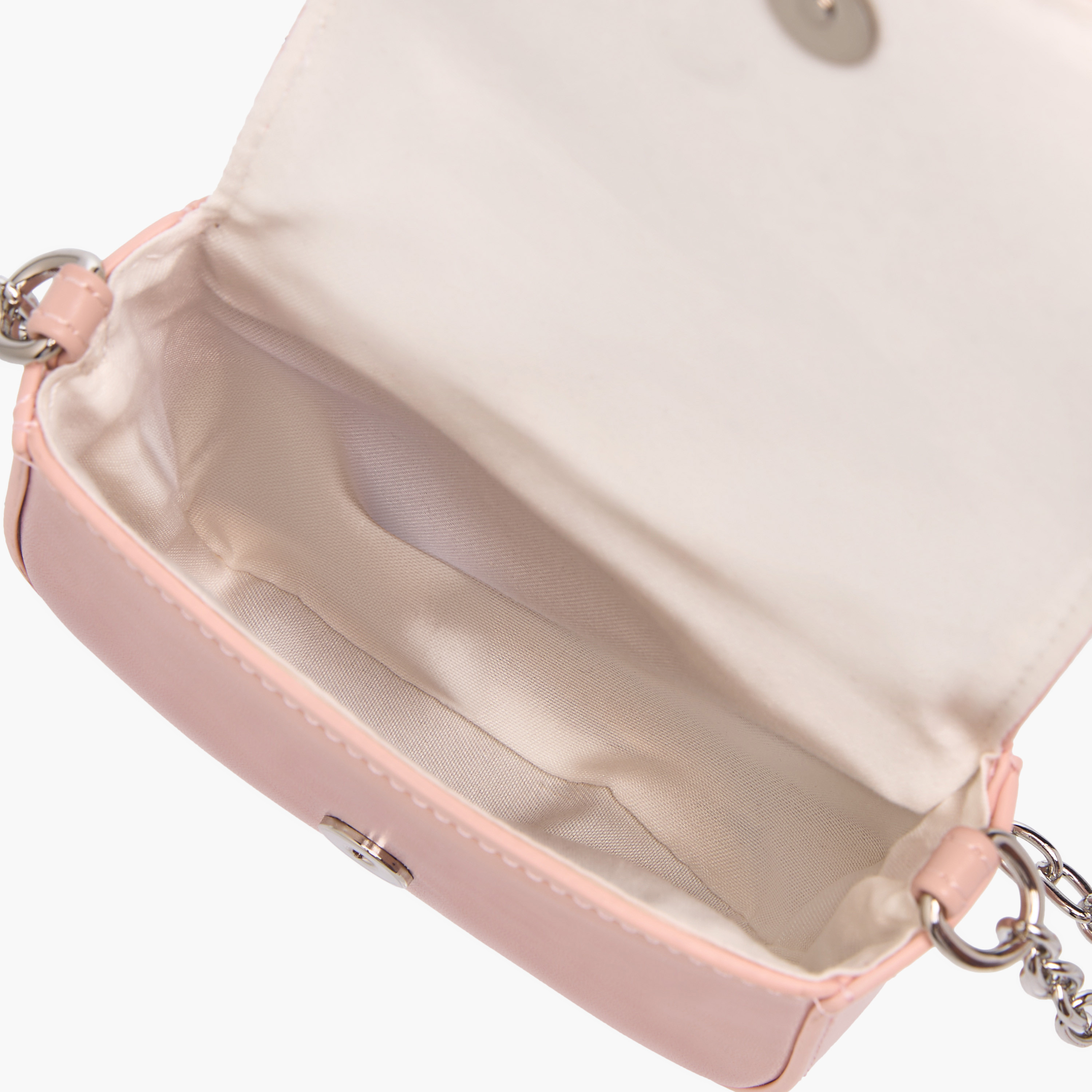 شنطة كروس بودي بحزام سلسلة وطية إغلاق وزينة وردة من فلورا بيلا-girls-accessories-bags-image-7