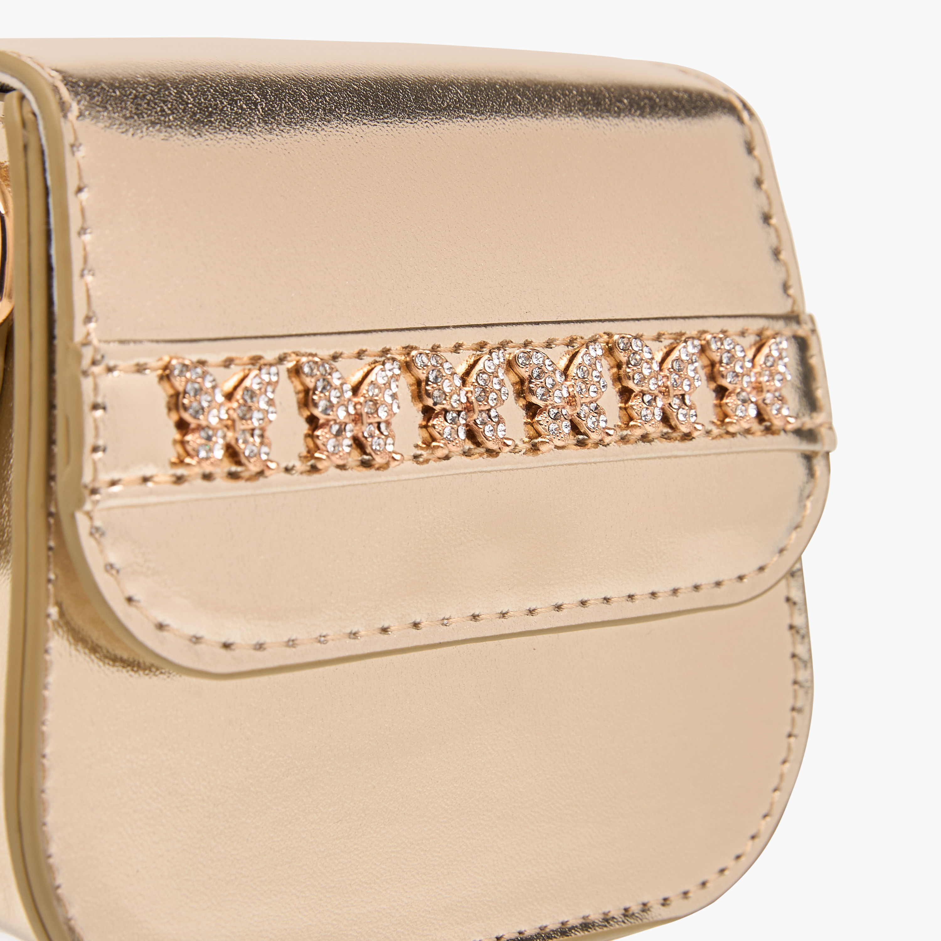 Flora Bella Butterfly Accent Crossbody Bag with Detachable Chain Strap and Flap Closure-girls-accessories-bags-image-4