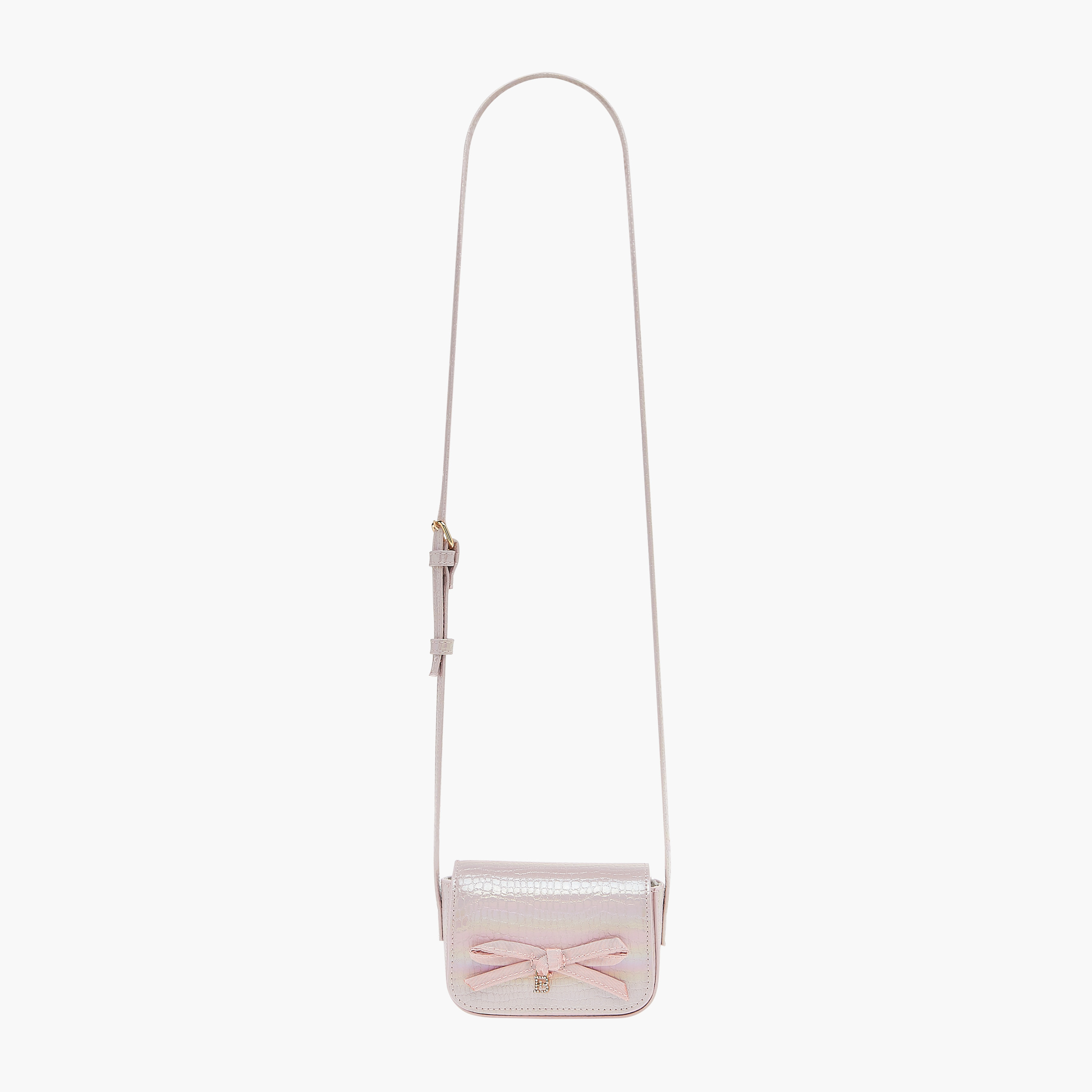 شنطة كروس بودي مزينة بحزام قابل للتعديل وإغلاق مغناطيسي من فلورا بيلا-girls-accessories-bags-image-2
