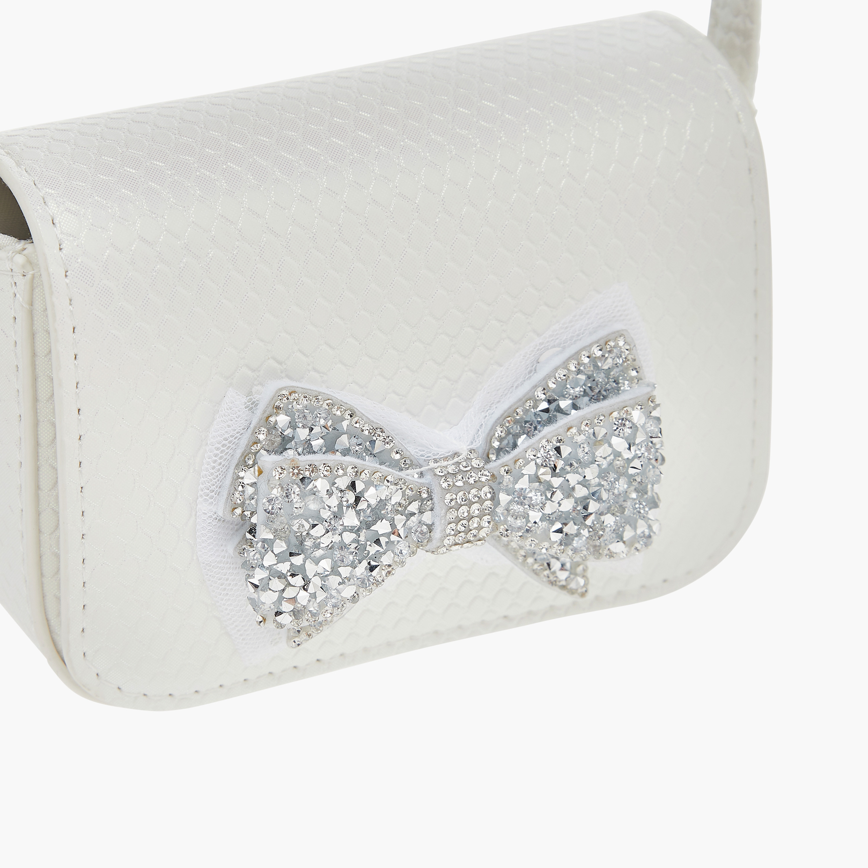 شنطة كروس بودي مزينة بحزام قابل للتعديل وإغلاق مغناطيسي من فلورا بيلا-girls-accessories-bags-image-4