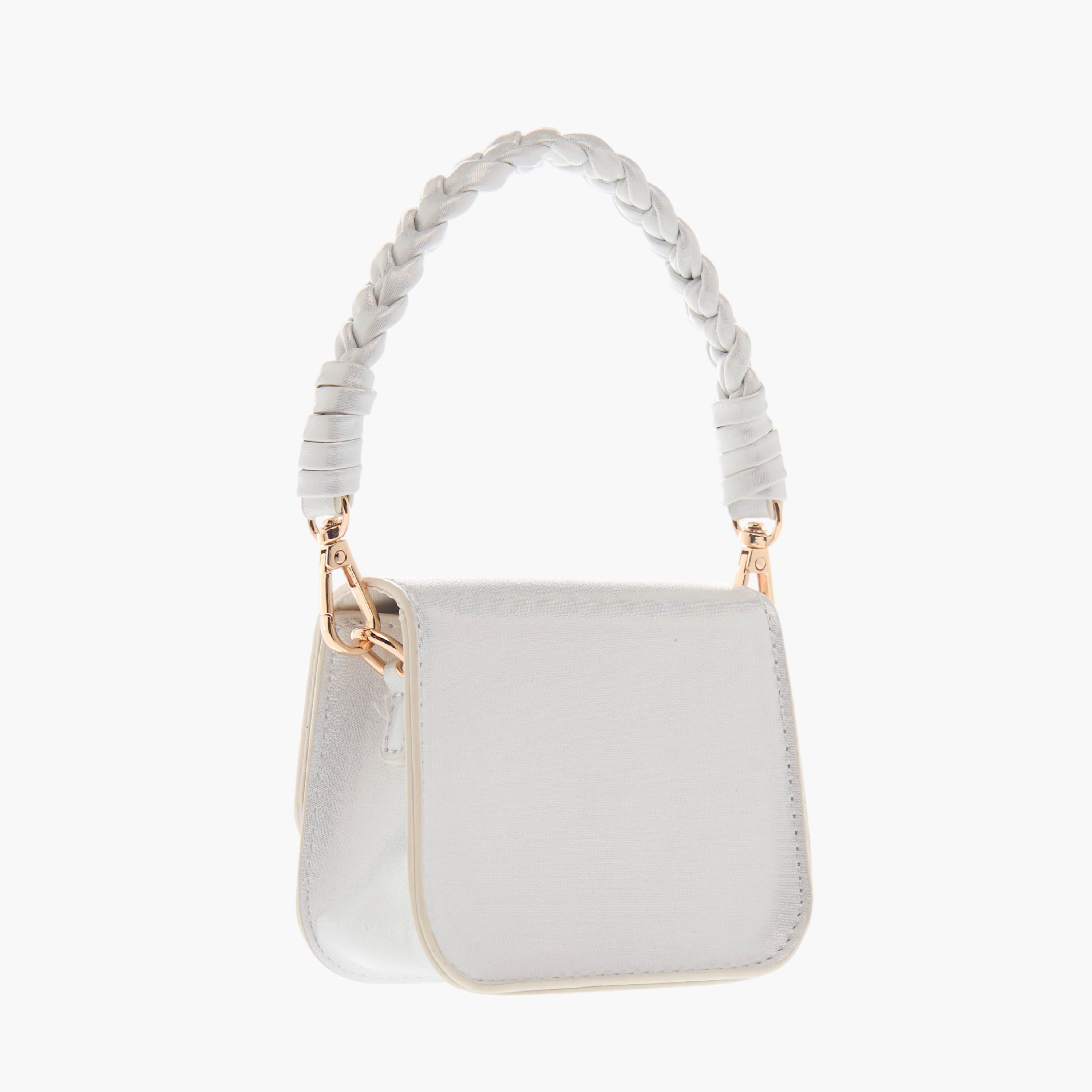 Flora Bella Bow Embellished Crossbody Bag with Chain Strap and Button Closure-girls-accessories-bags-image-3