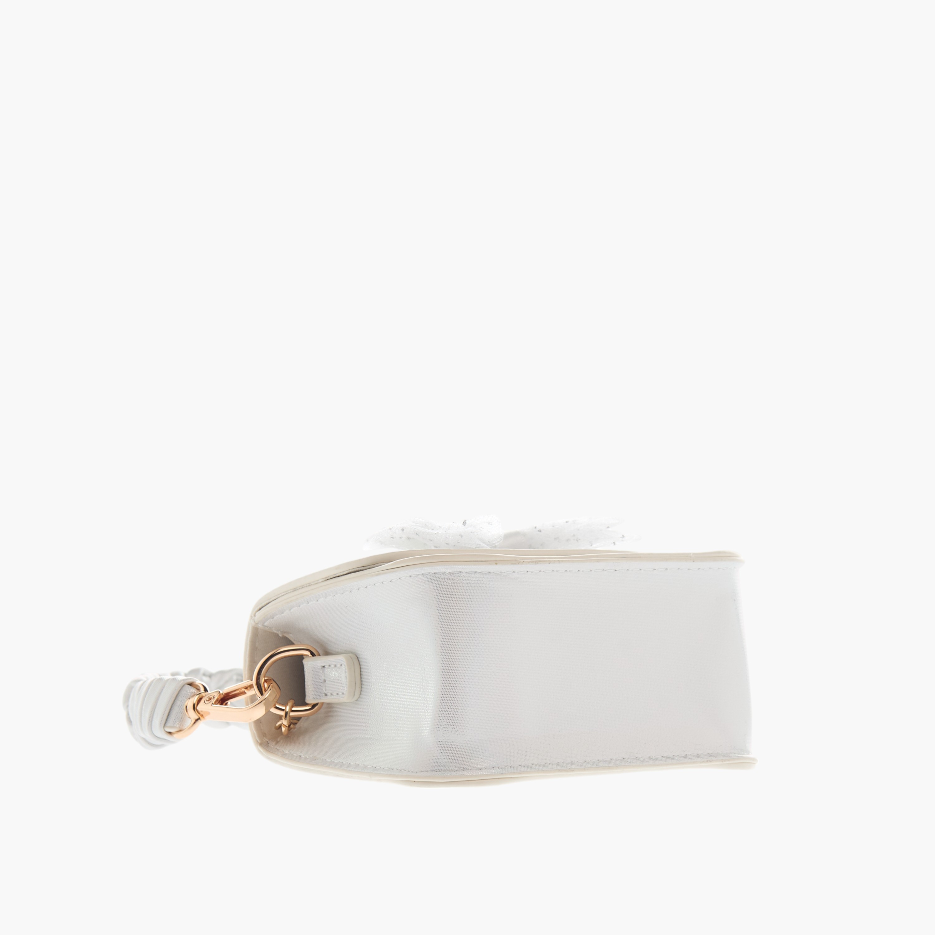 Flora Bella Bow Embellished Crossbody Bag with Chain Strap and Button Closure-girls-accessories-bags-image-6