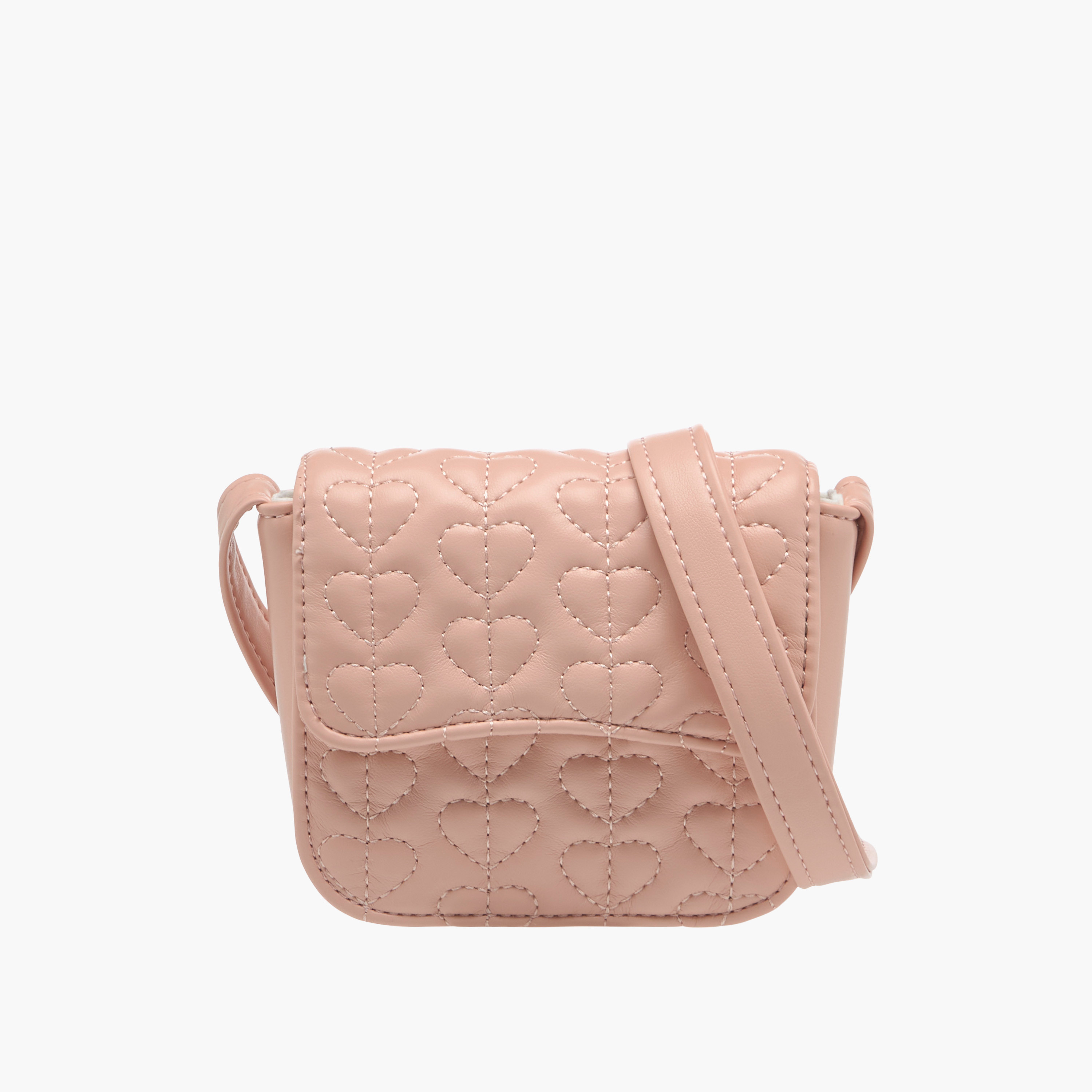 Flora Bella Heart Embroidered Crossbody Bag with Strap Handle and Flap Closure-girls-accessories-bags-image-1