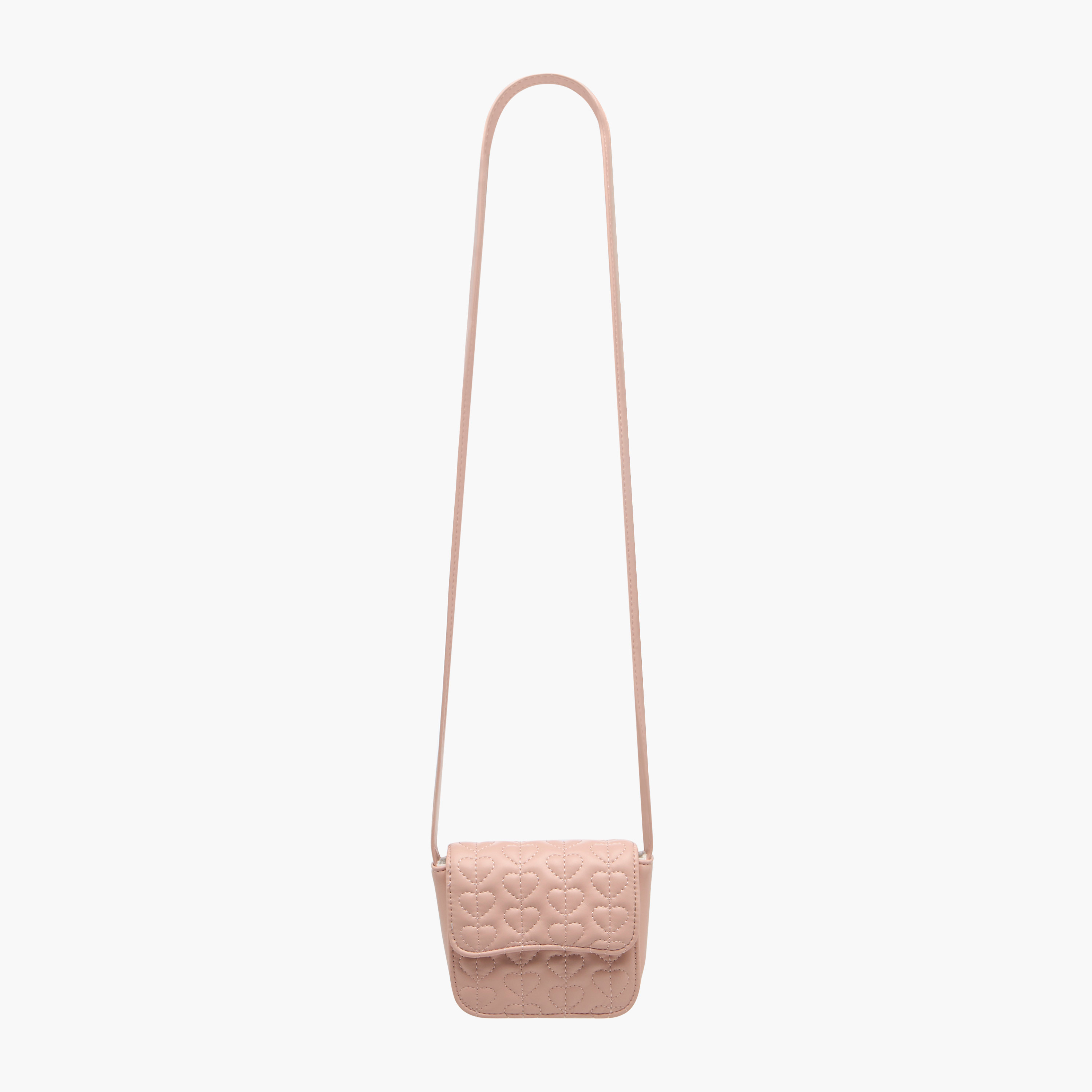 Flora Bella Heart Embroidered Crossbody Bag with Strap Handle and Flap Closure-girls-accessories-bags-image-2