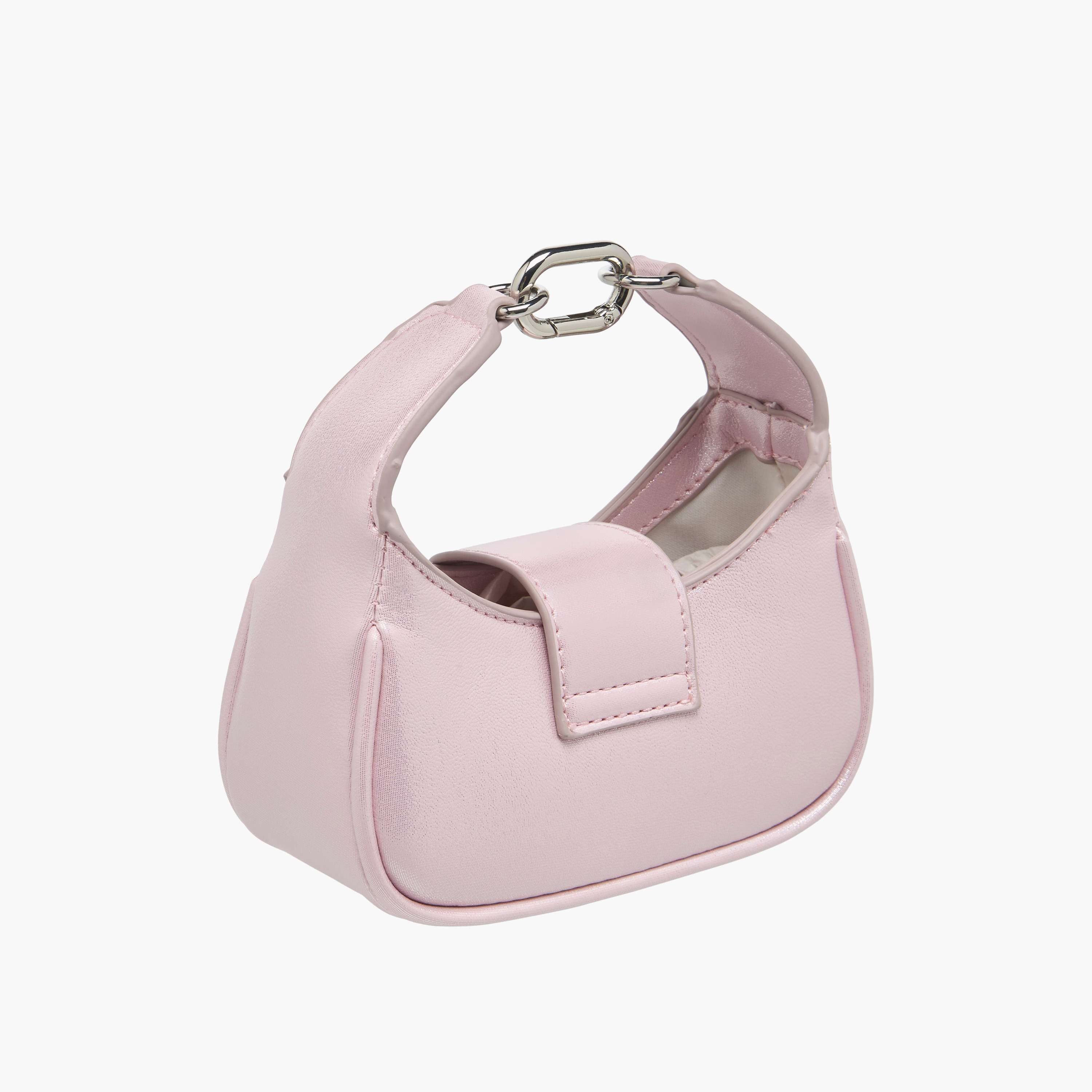 شنطة كروس بودي سادة بحزام قابل للفصل وطية إغلاق من فلورا بيلا-girls-accessories-bags-image-5