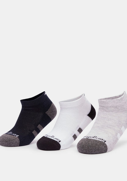 KangaRoos Colourblock Ankle Length Socks - Set of 3