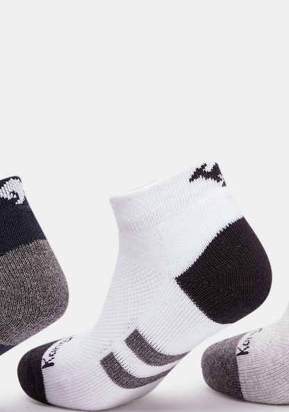 KangaRoos Colourblock Ankle Length Socks - Set of 3