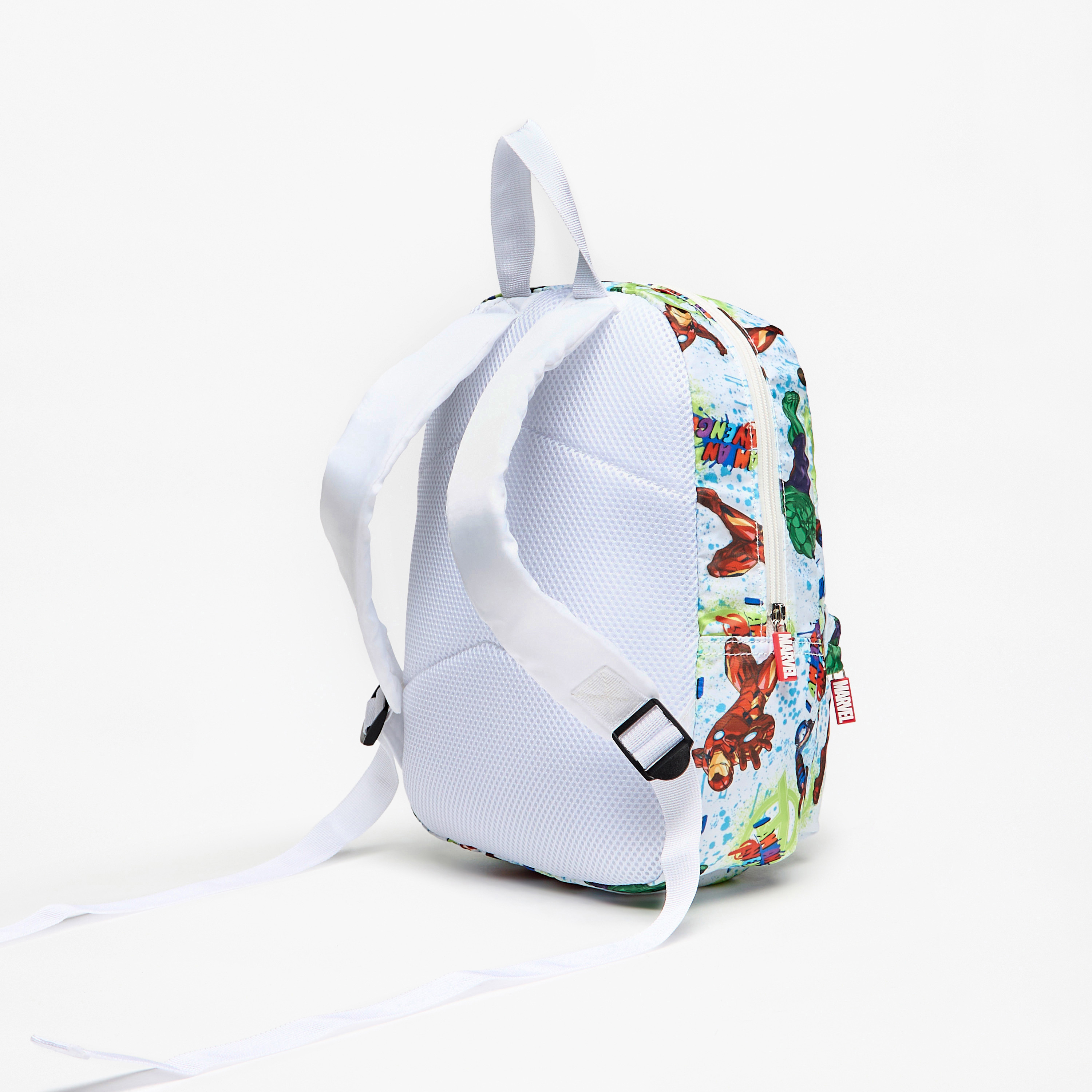 شنطة ظهر بحمالات قابلة للتعديل وسحاب إغلاق وطبعات أفينجرز -  31x24x10 سم-school-bagsandbackpacks-backpacks-image-2