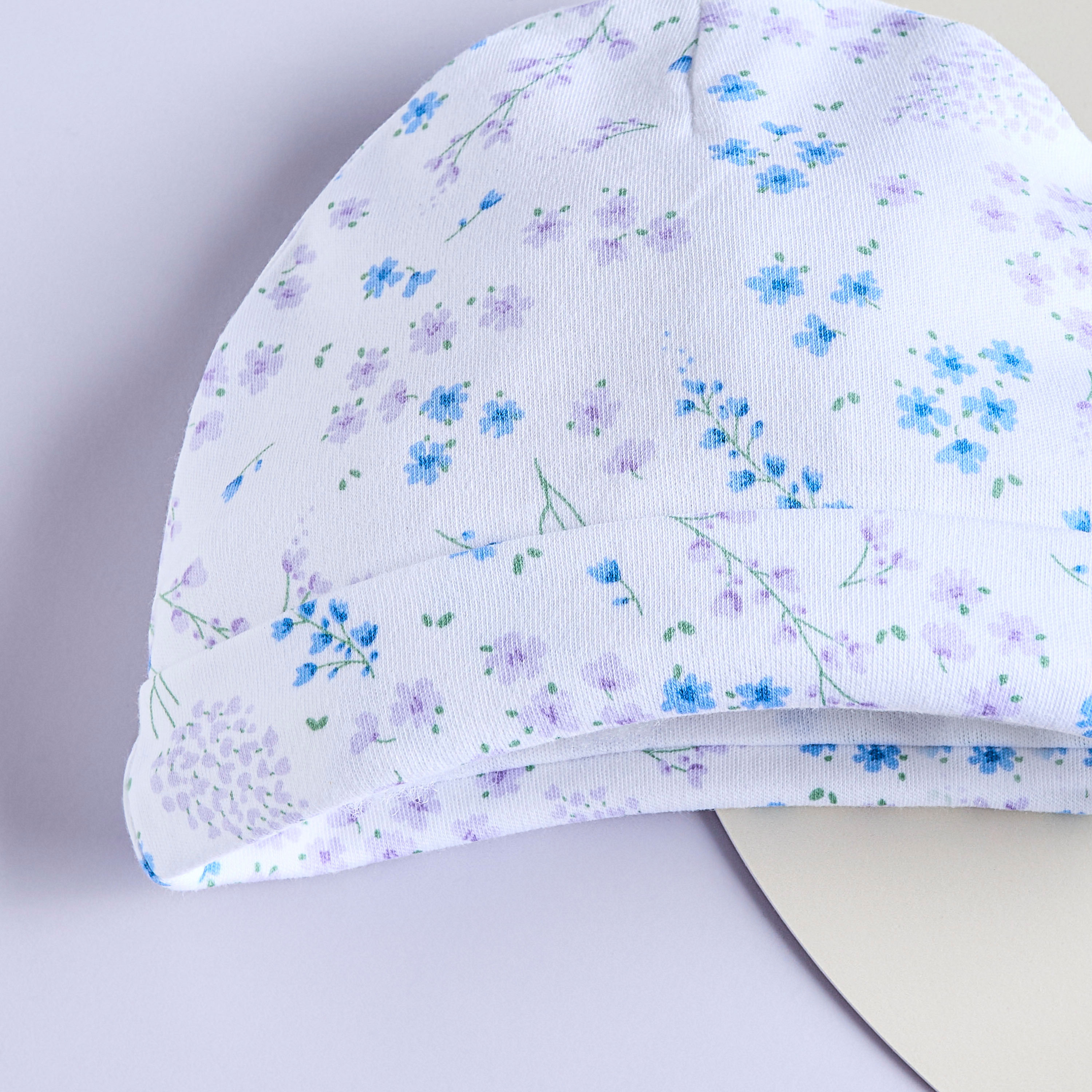قبعة بيني بطبعات أزهار من جونيورز-baby-girls-accessories-caps-image-4