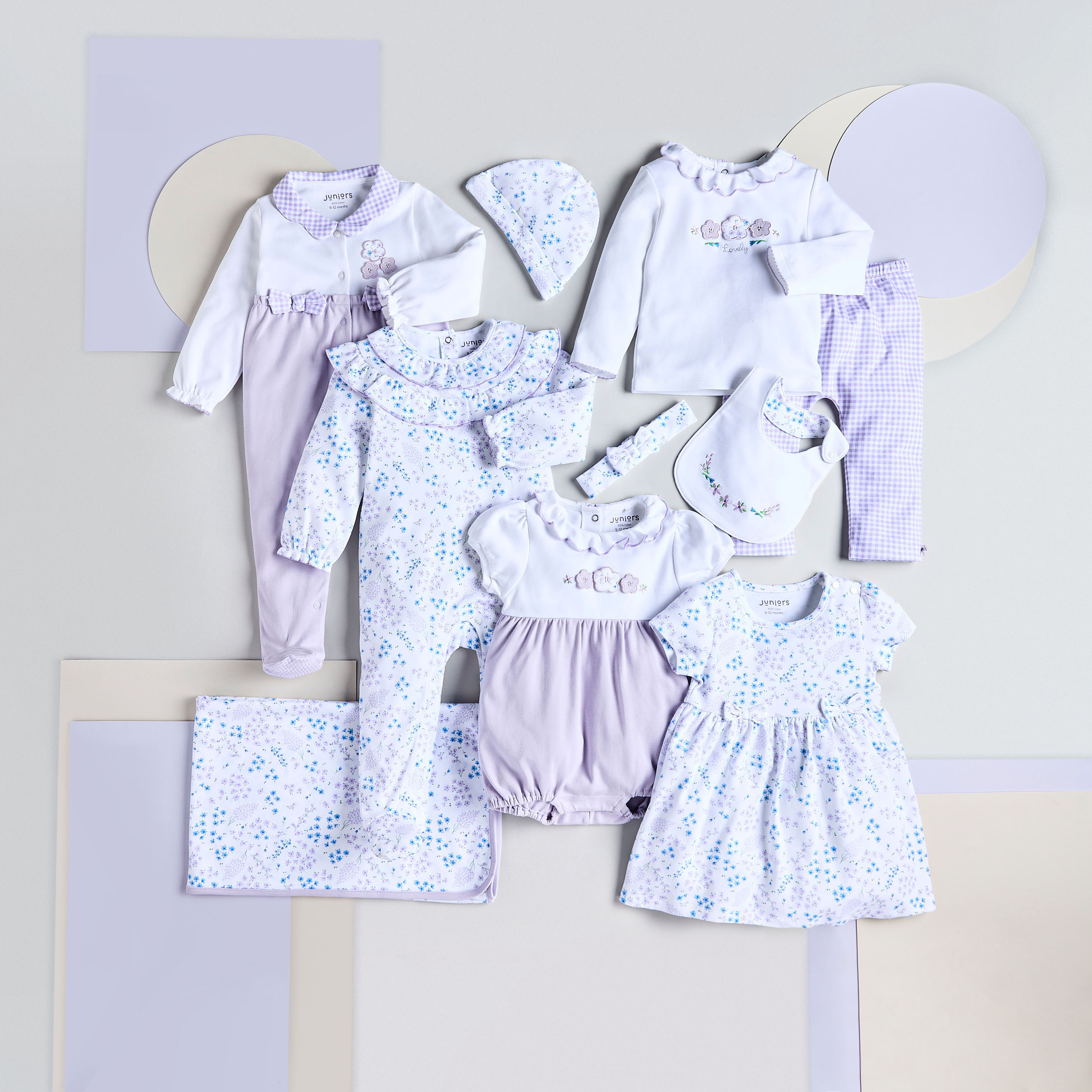 قبعة بيني بطبعات أزهار من جونيورز-baby-girls-accessories-caps-image-5